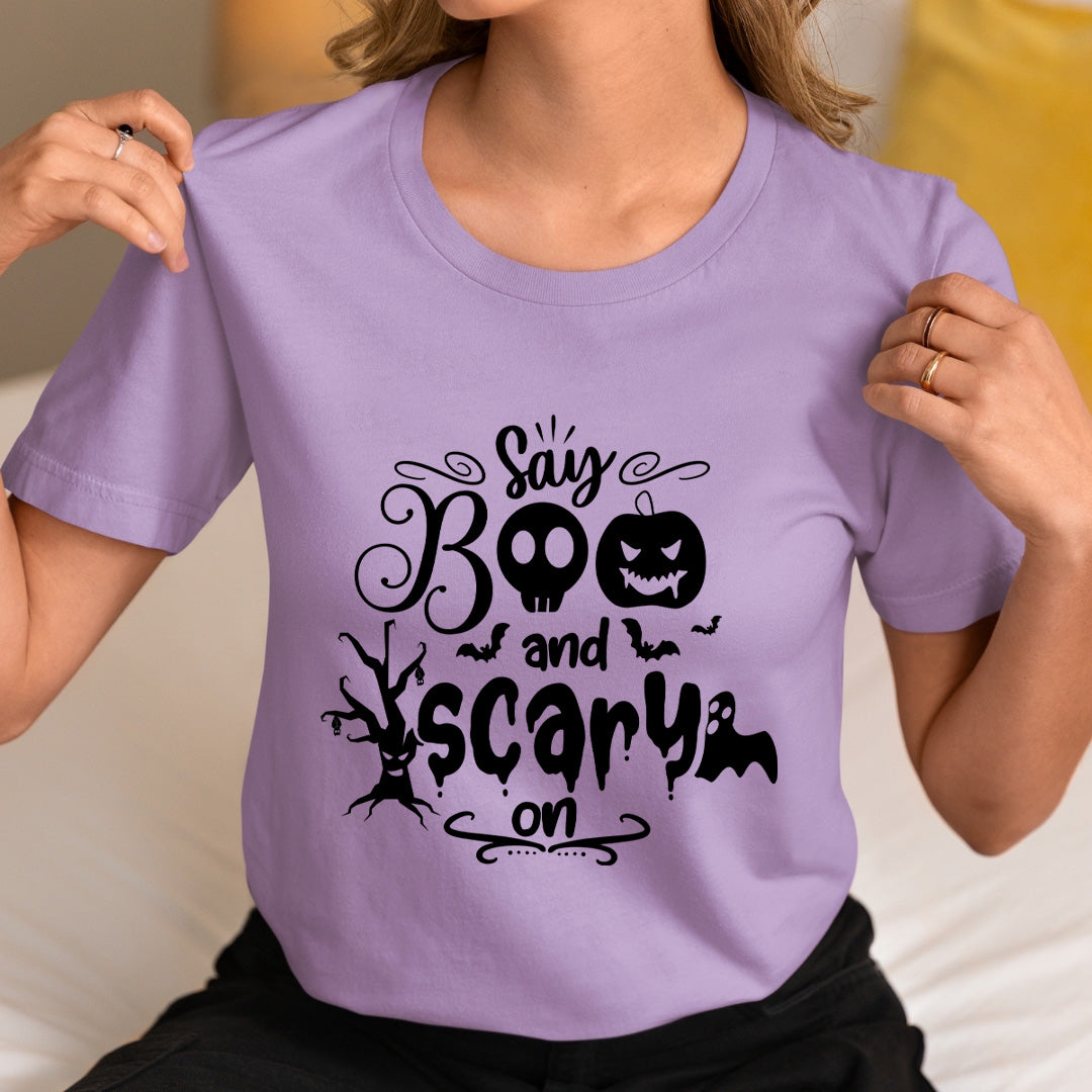 Say Boo And Scary - Unisex T-Shirt