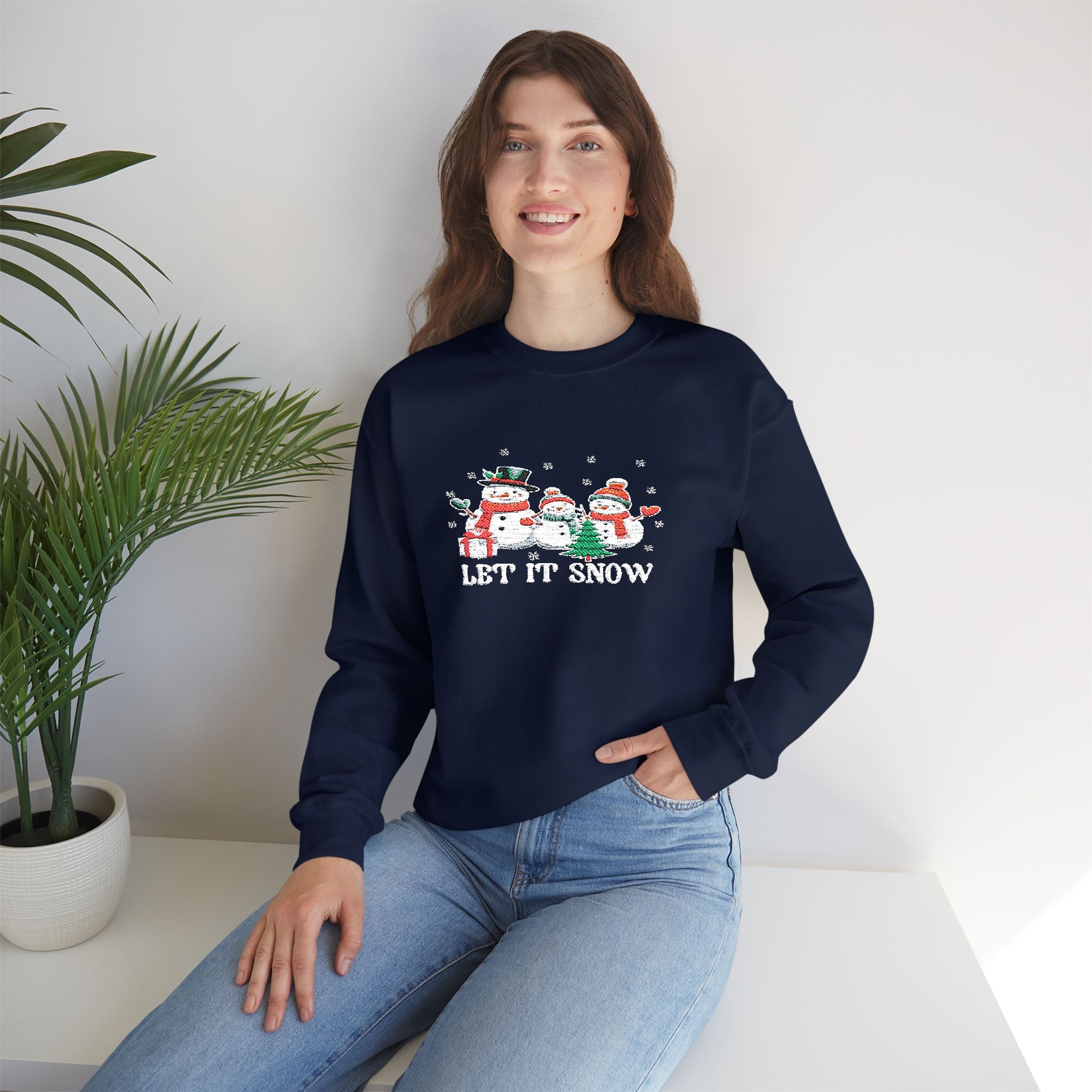 Let It Snow - Embroidery Design (Sweatshirt & Hoodie)