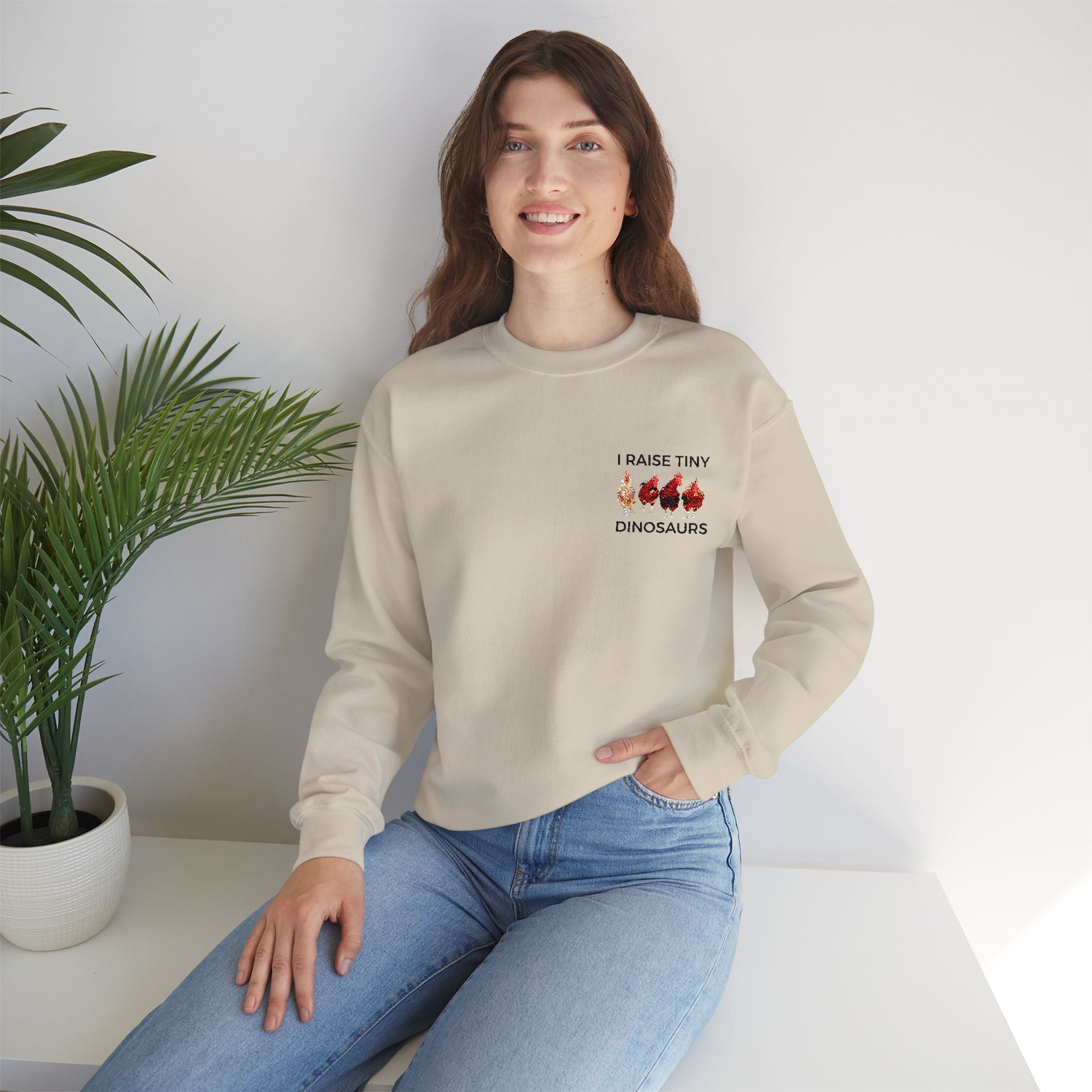 I Raise Tiny Dinosaurs - Embroidery Design (Sweatshirt & Hoodie)