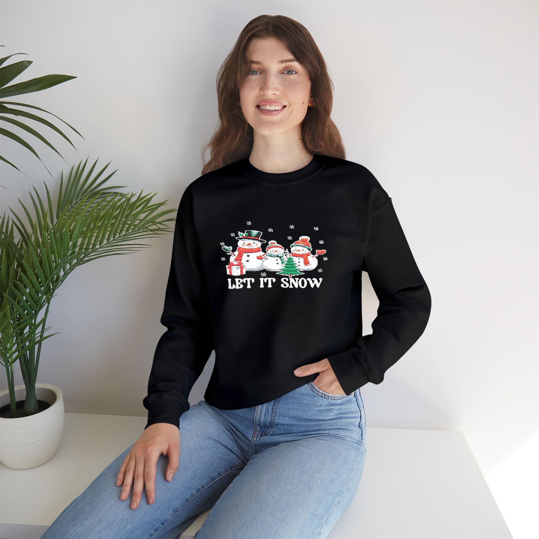 Let It Snow - Embroidery Design (Sweatshirt & Hoodie)