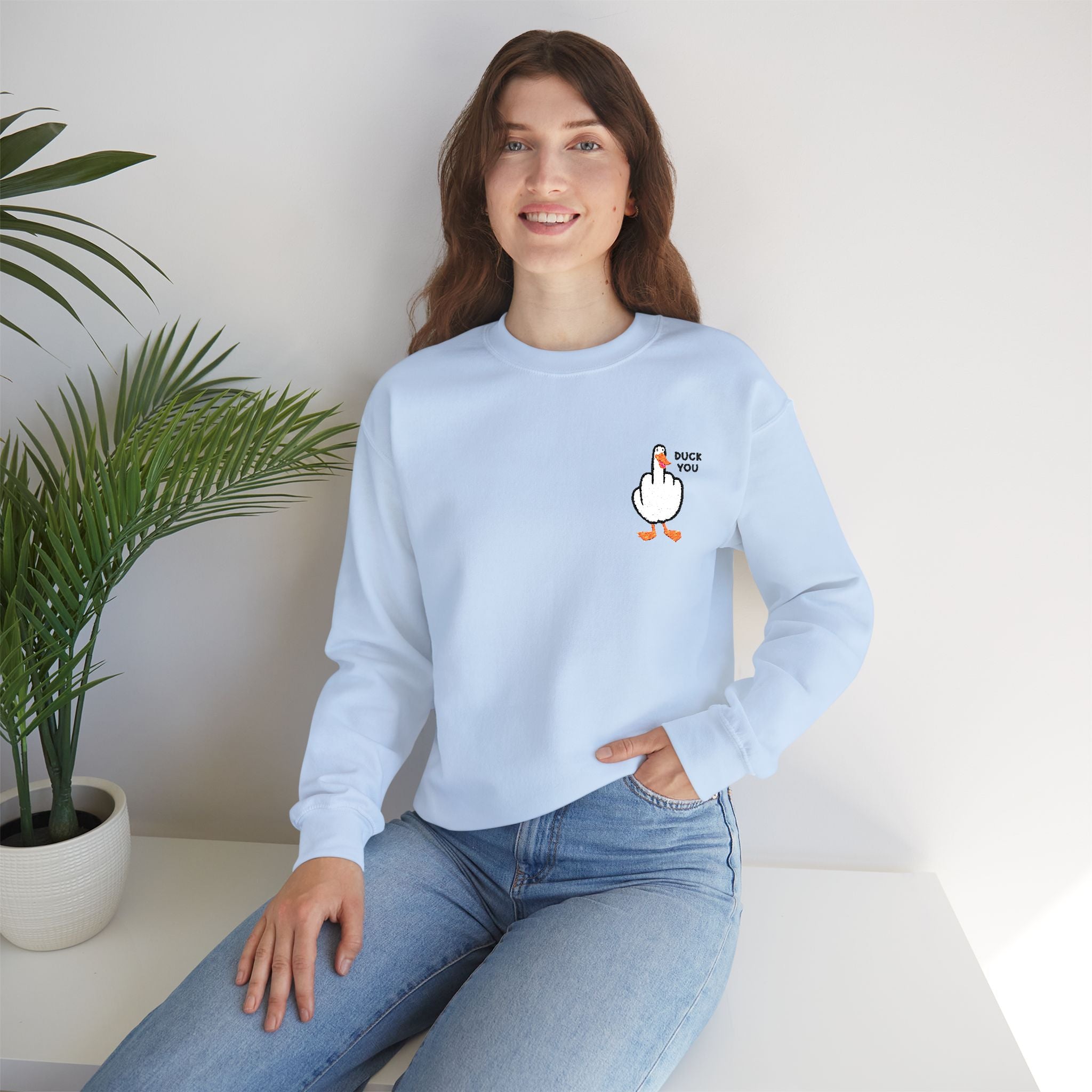 Duck You - Embroidery Design (Sweatshirt & Hoodie)