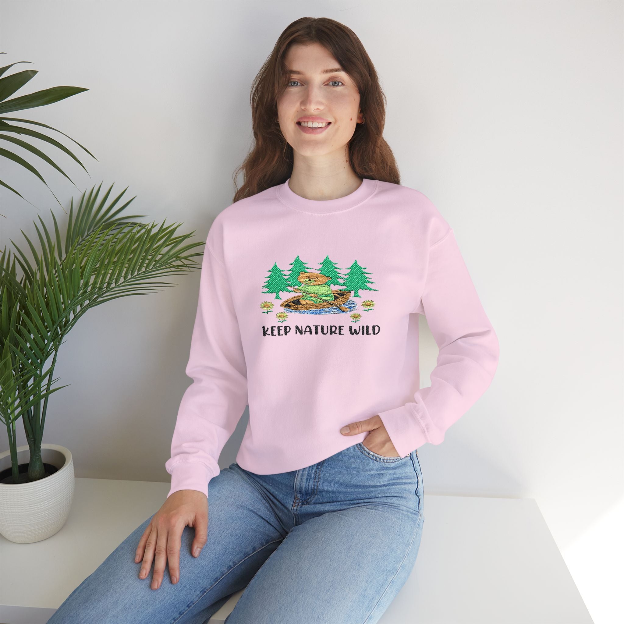 Keep Nature Wild - Embroidery Design (Sweatshirt & Hoodie)
