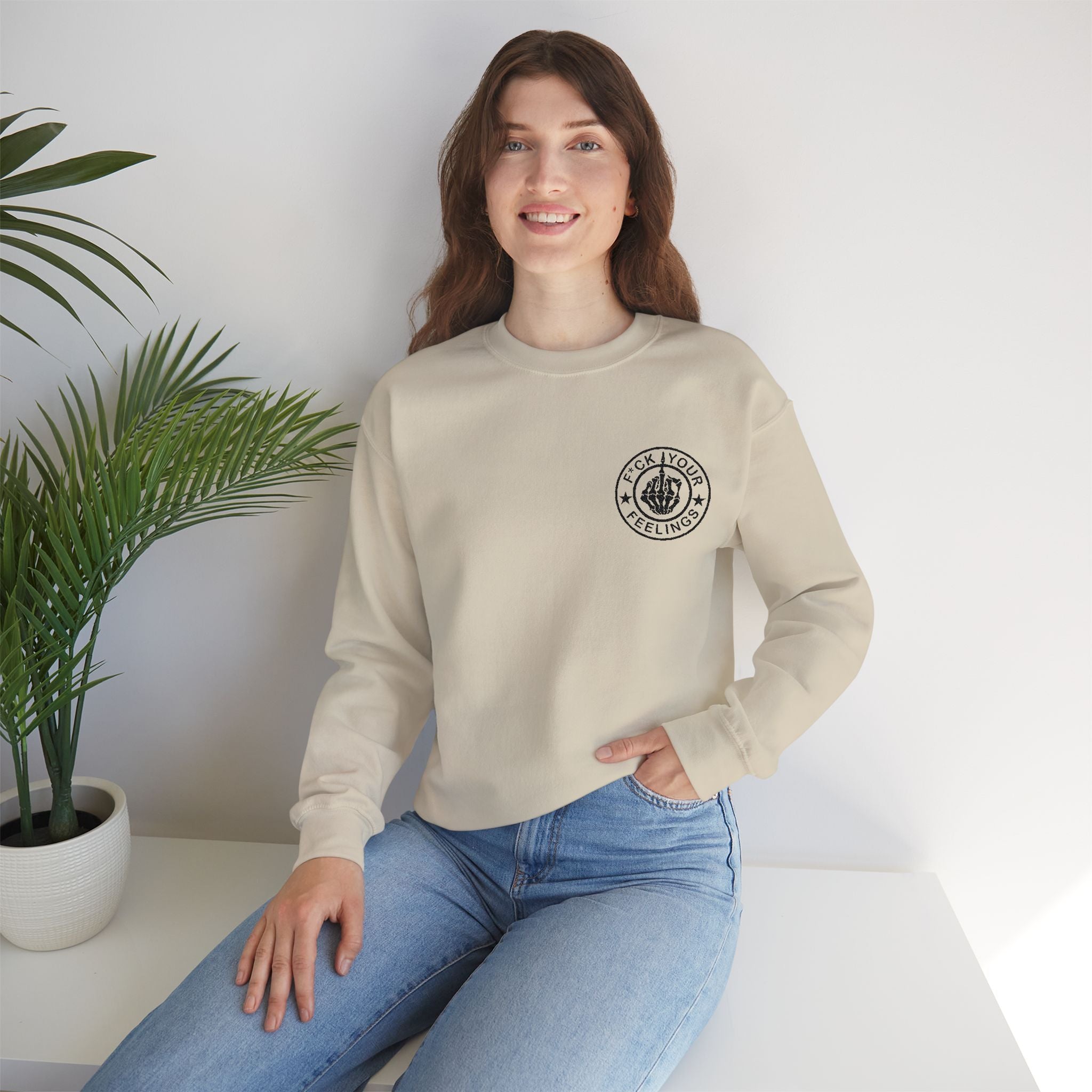 Fuck Your Feelings - Embroidery Design (Sweatshirt & Hoodie)