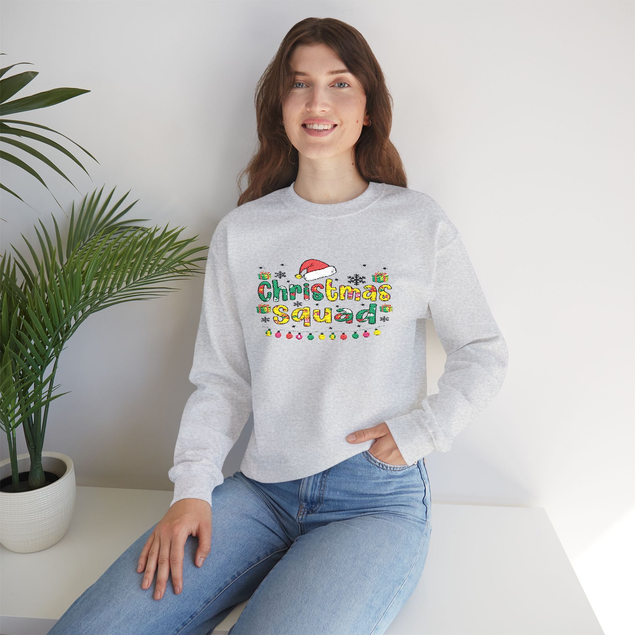 Christmas Squad - Embroidery Design (Sweatshirt & Hoodie)