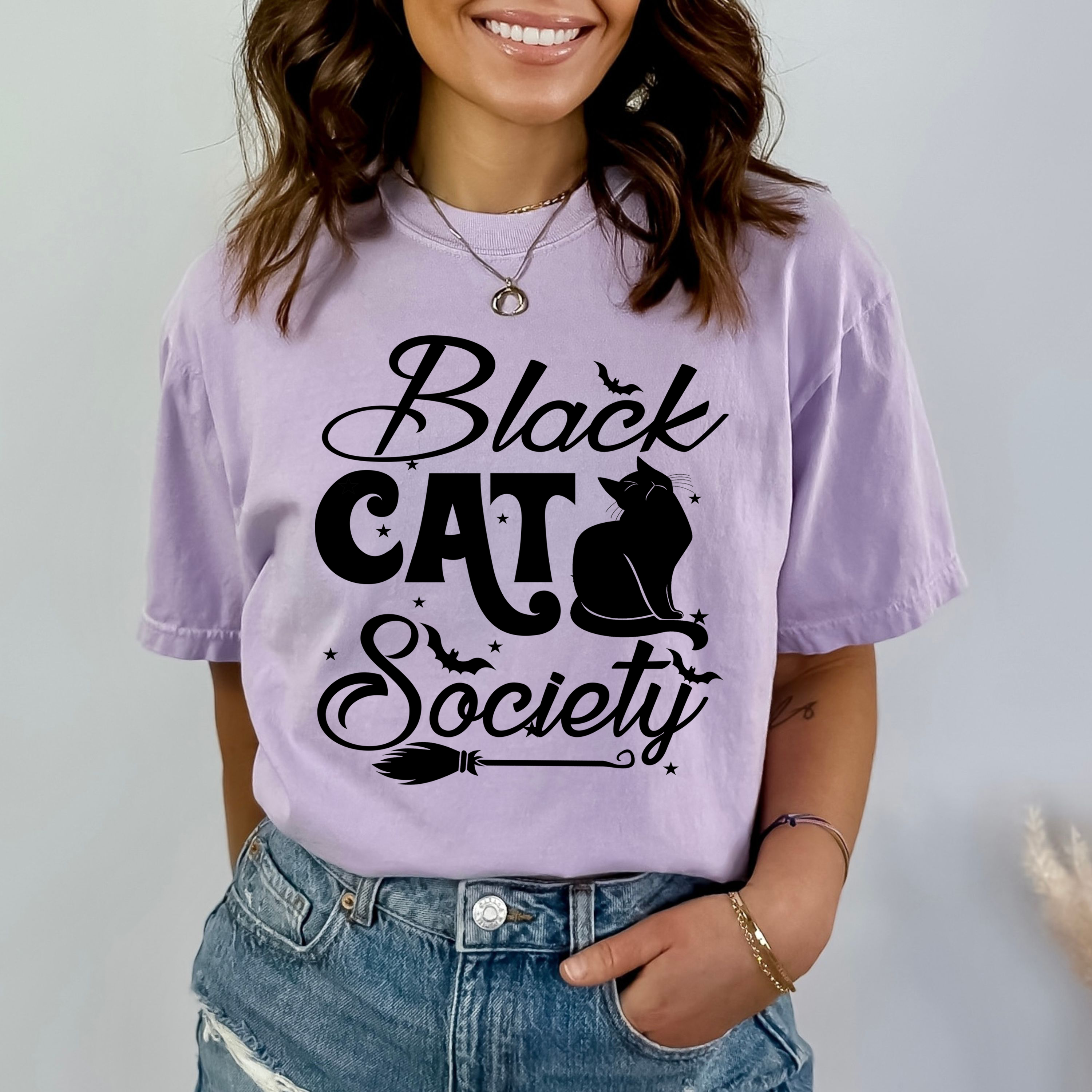 Black cat society  - Bella Canvas