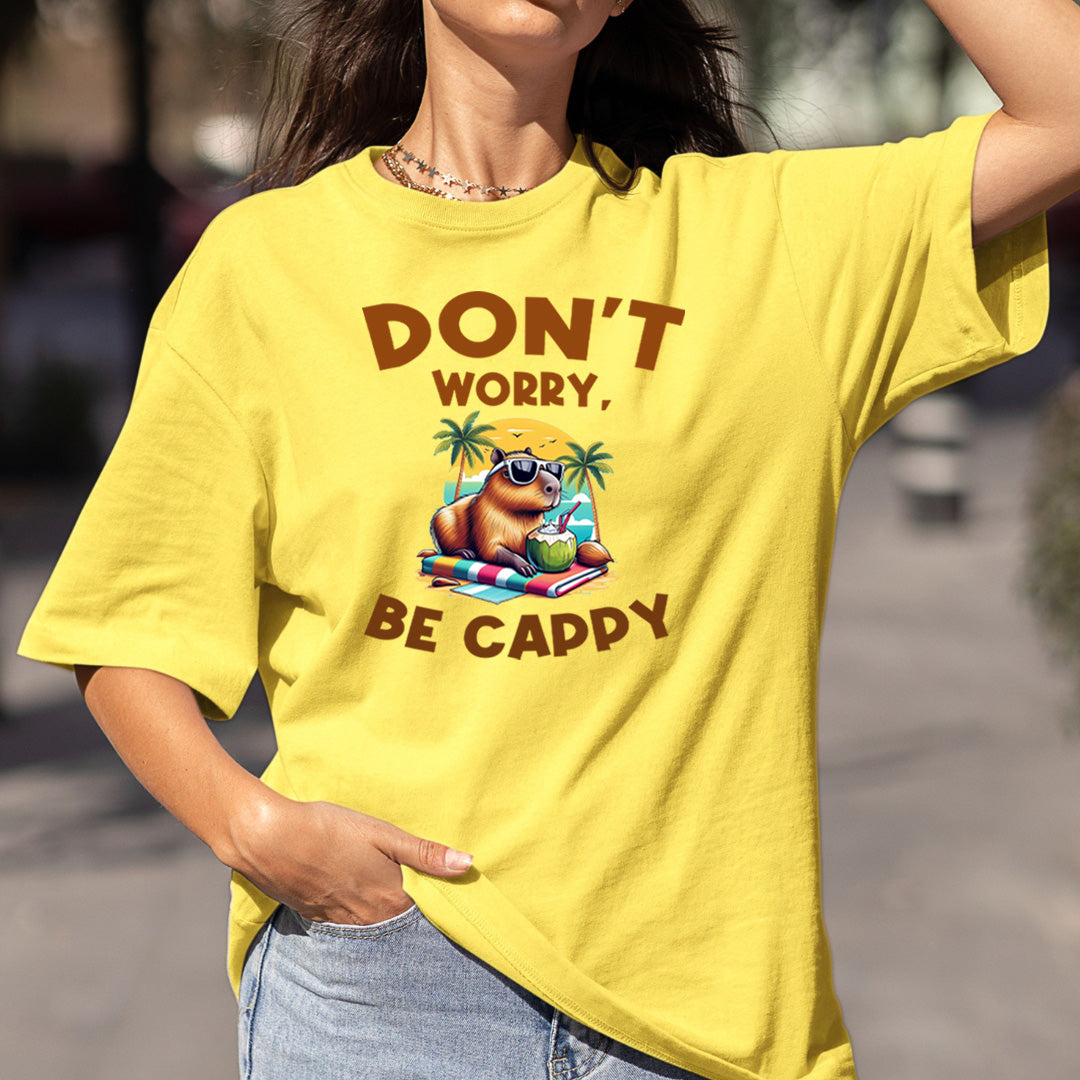 Don't Worry Be Cappy - Bella Canvas