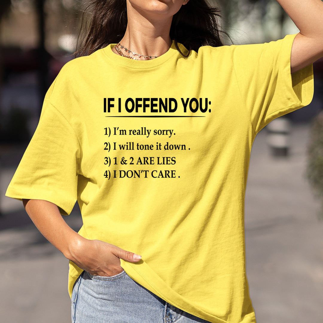 If I Offend You - Bella Canvas