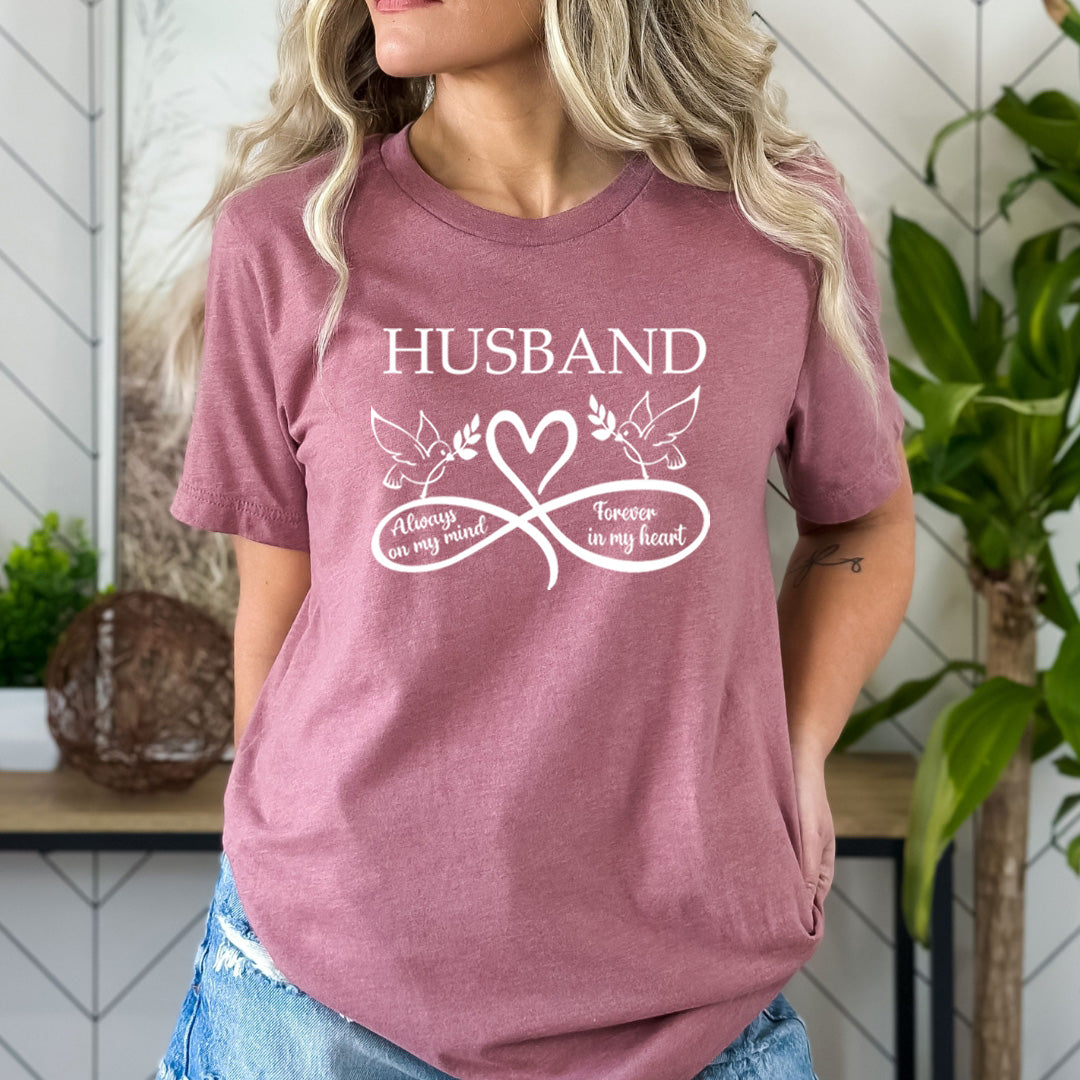 Husband Forever In My Heart - Bella Canvas