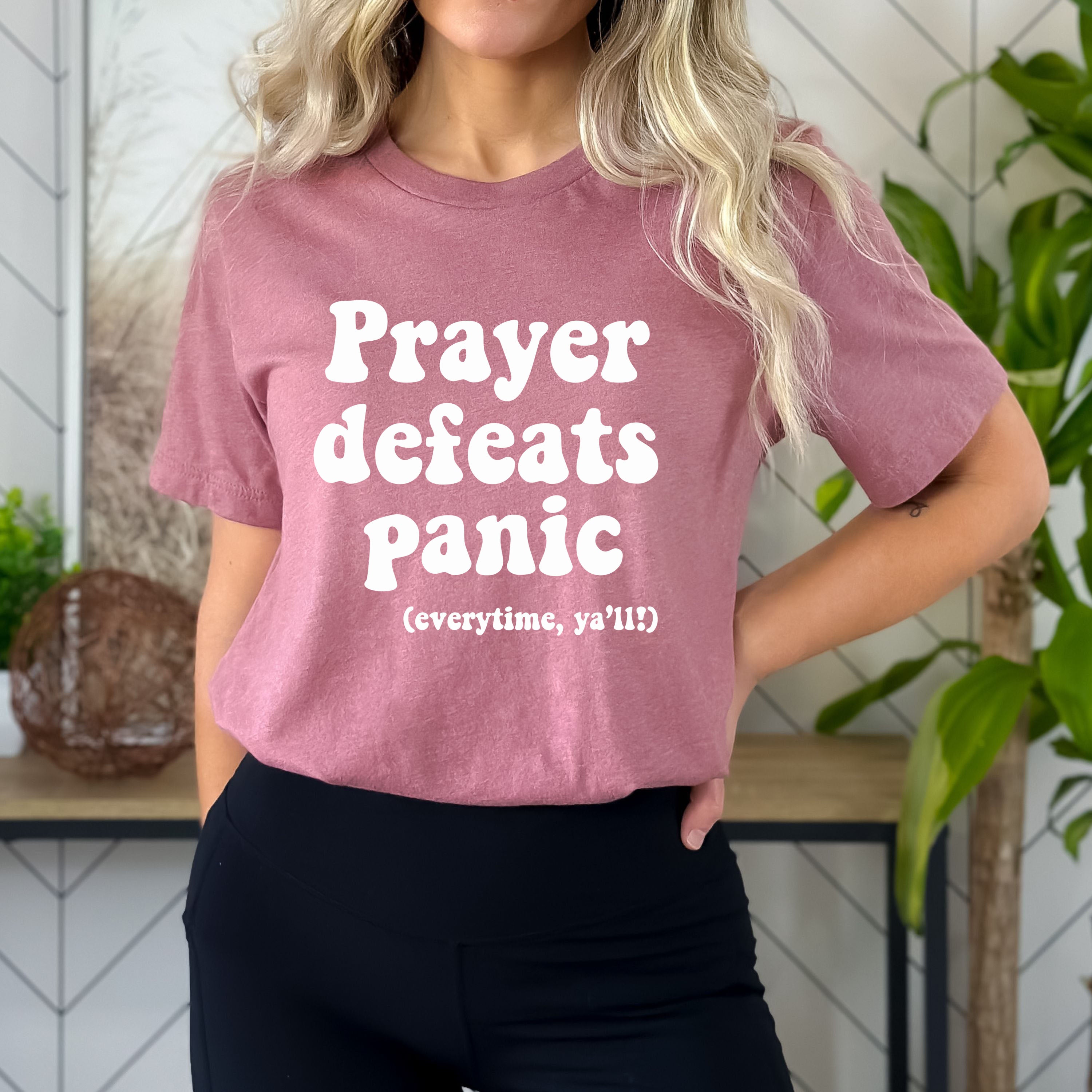 Prayer Defeats Panic - Bella canvas