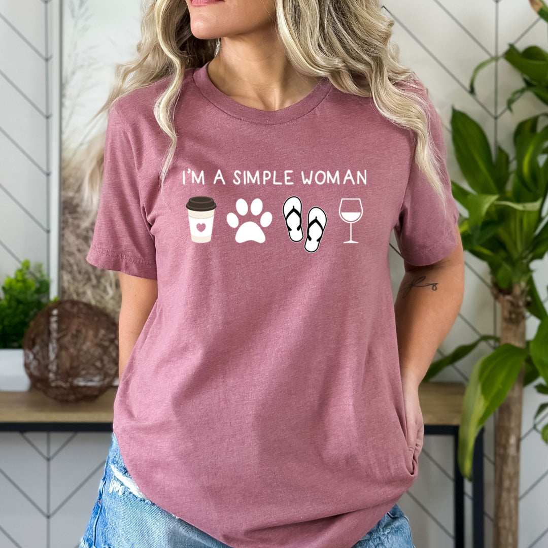I'm A Simple Woman - Bella Canvas