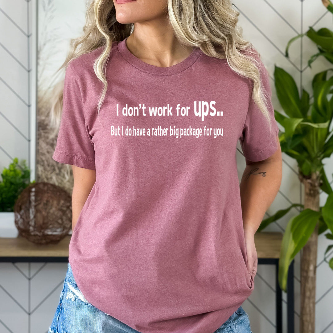 I don't Work For UPS - Bella Canvas