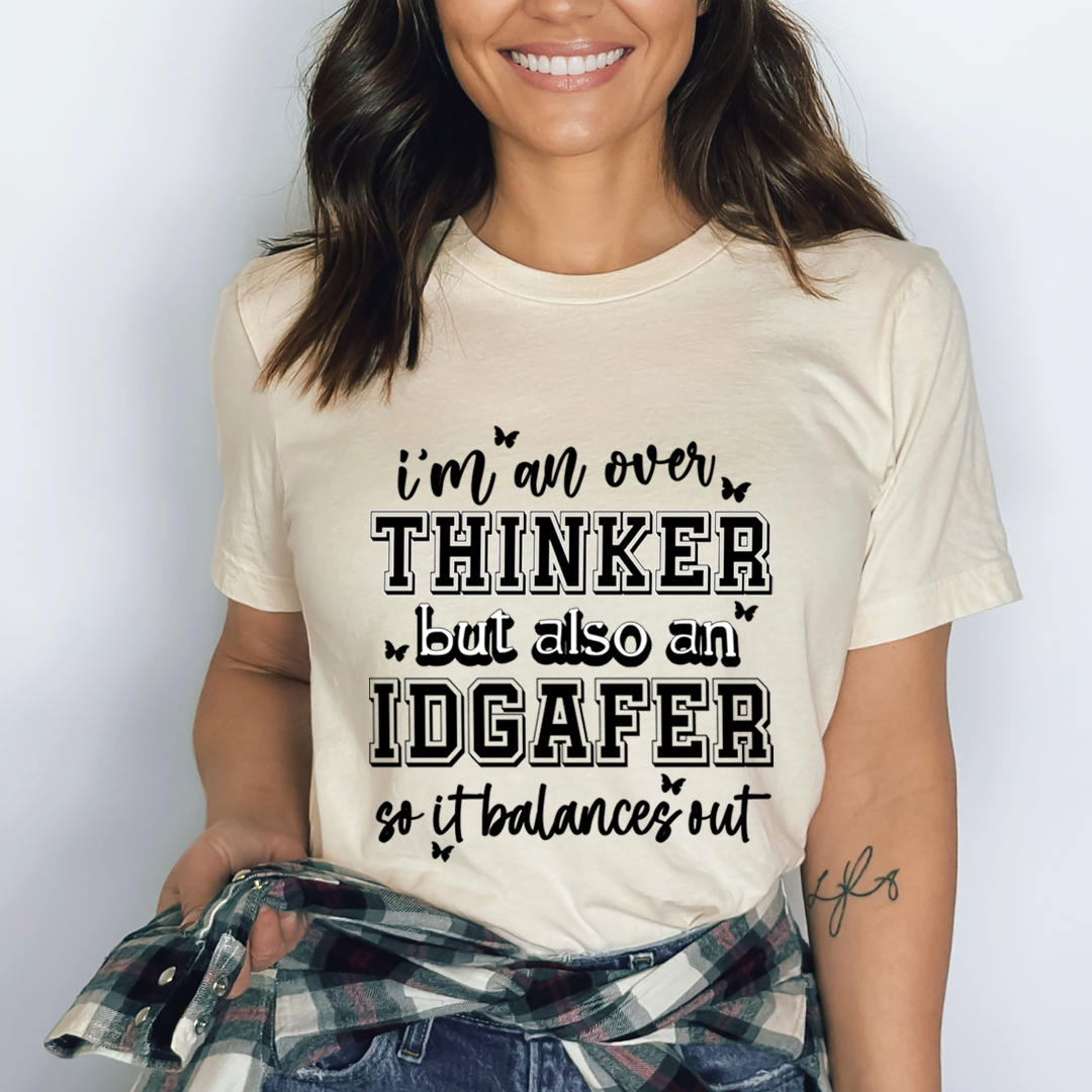I'm An Over Thinker - Bella Canvas
