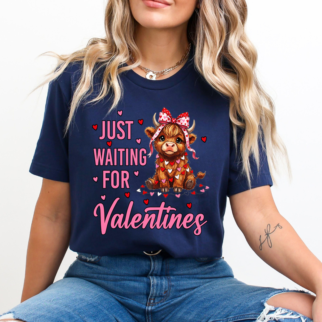 Just Waiting For Valentine - Unisex T-Shirt