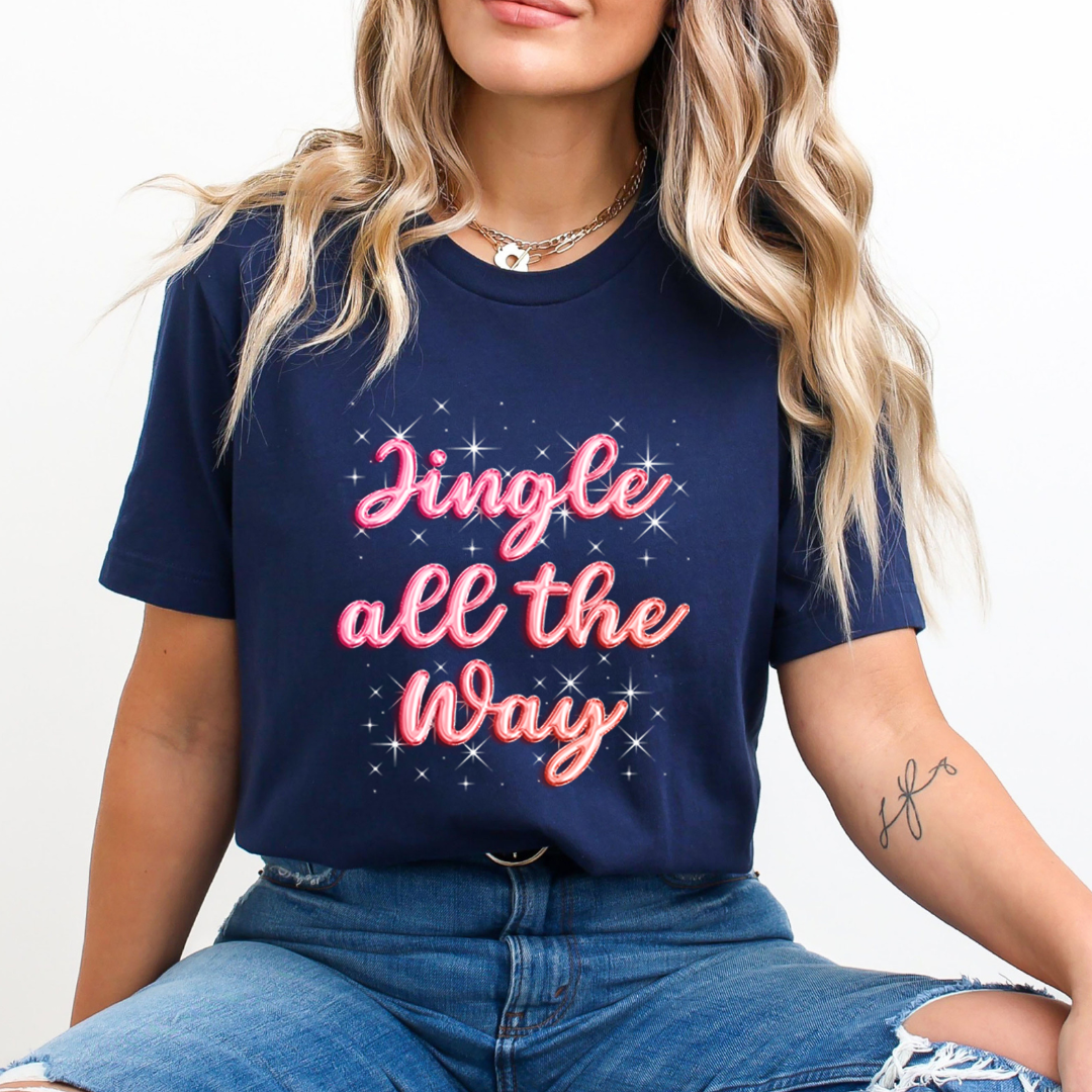 Pink Jingle way - Unisex T-Shirt