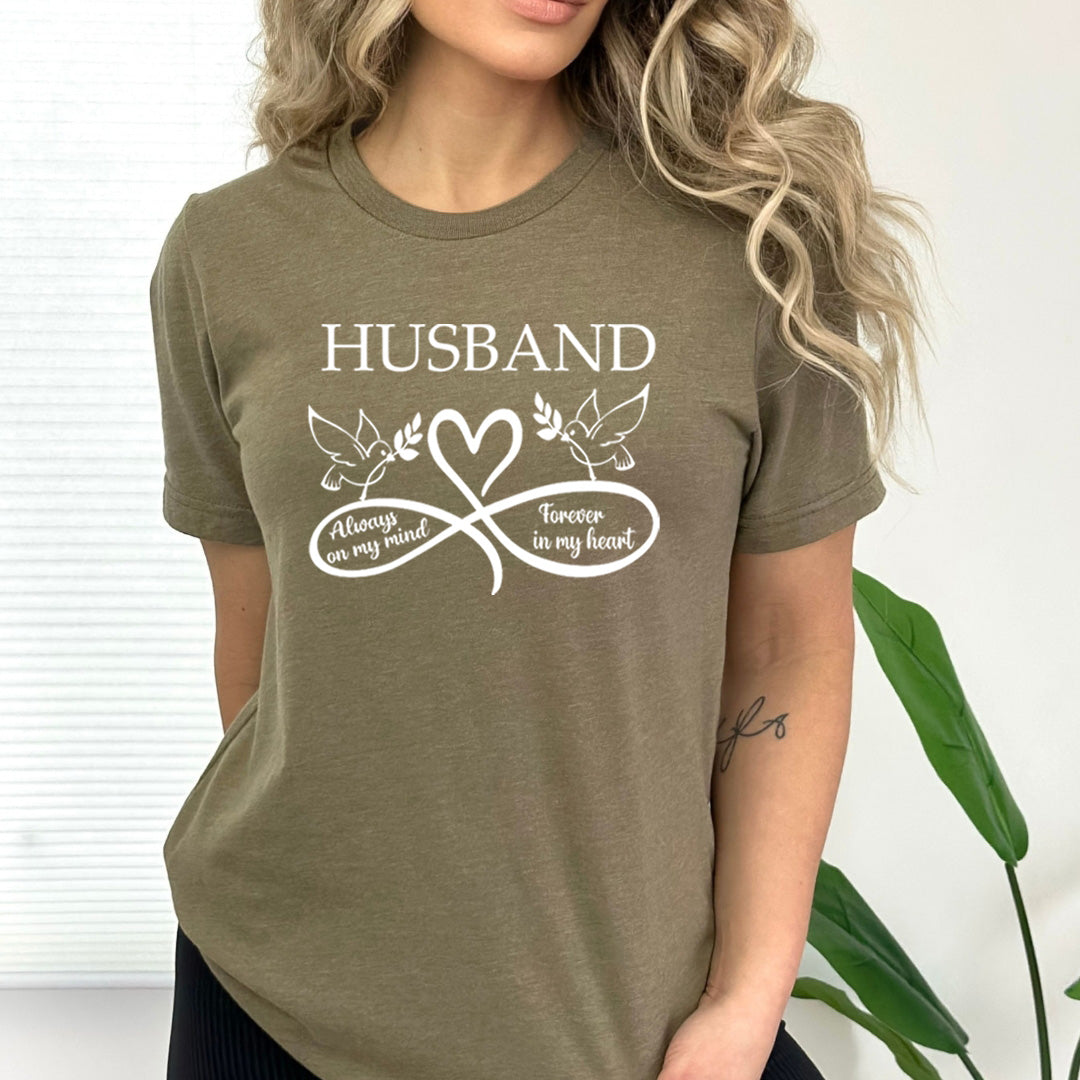 Husband Forever In My Heart - Bella Canvas