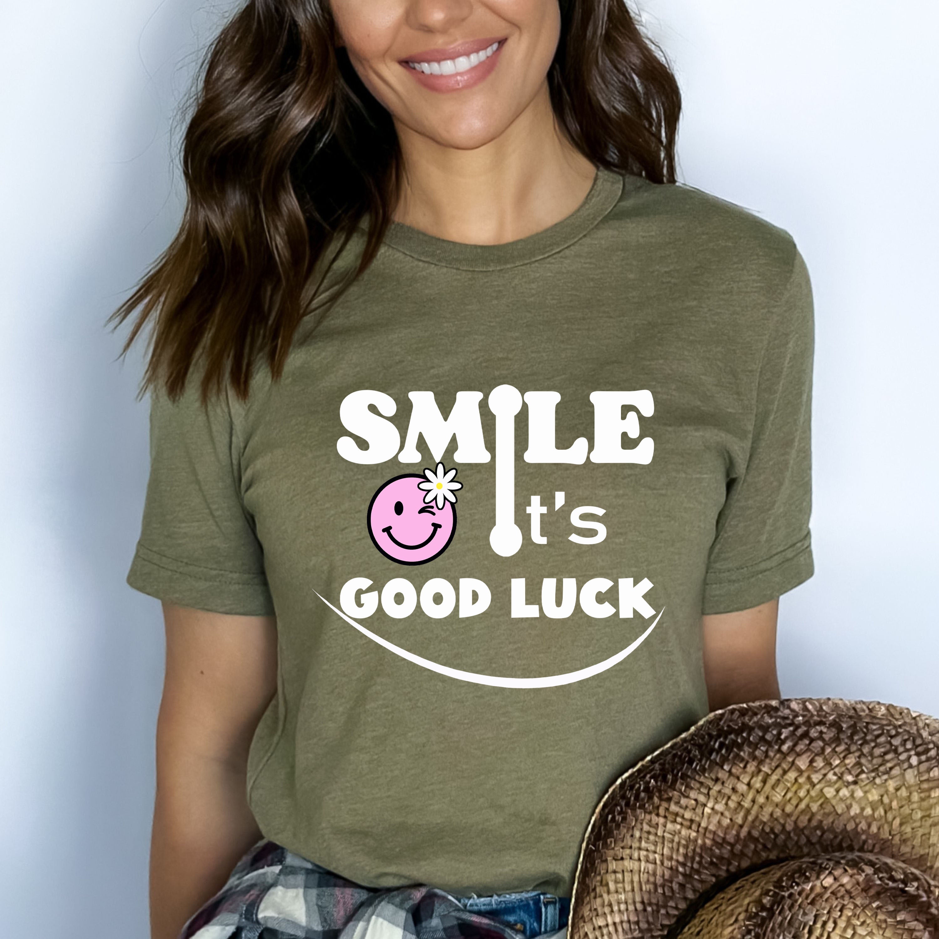 Smile It's Good Luck - Bella canvas