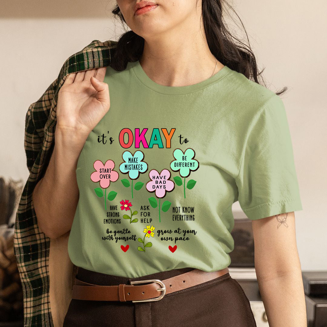 It's Okay To Make Mistakes - Unisex T-Shirt