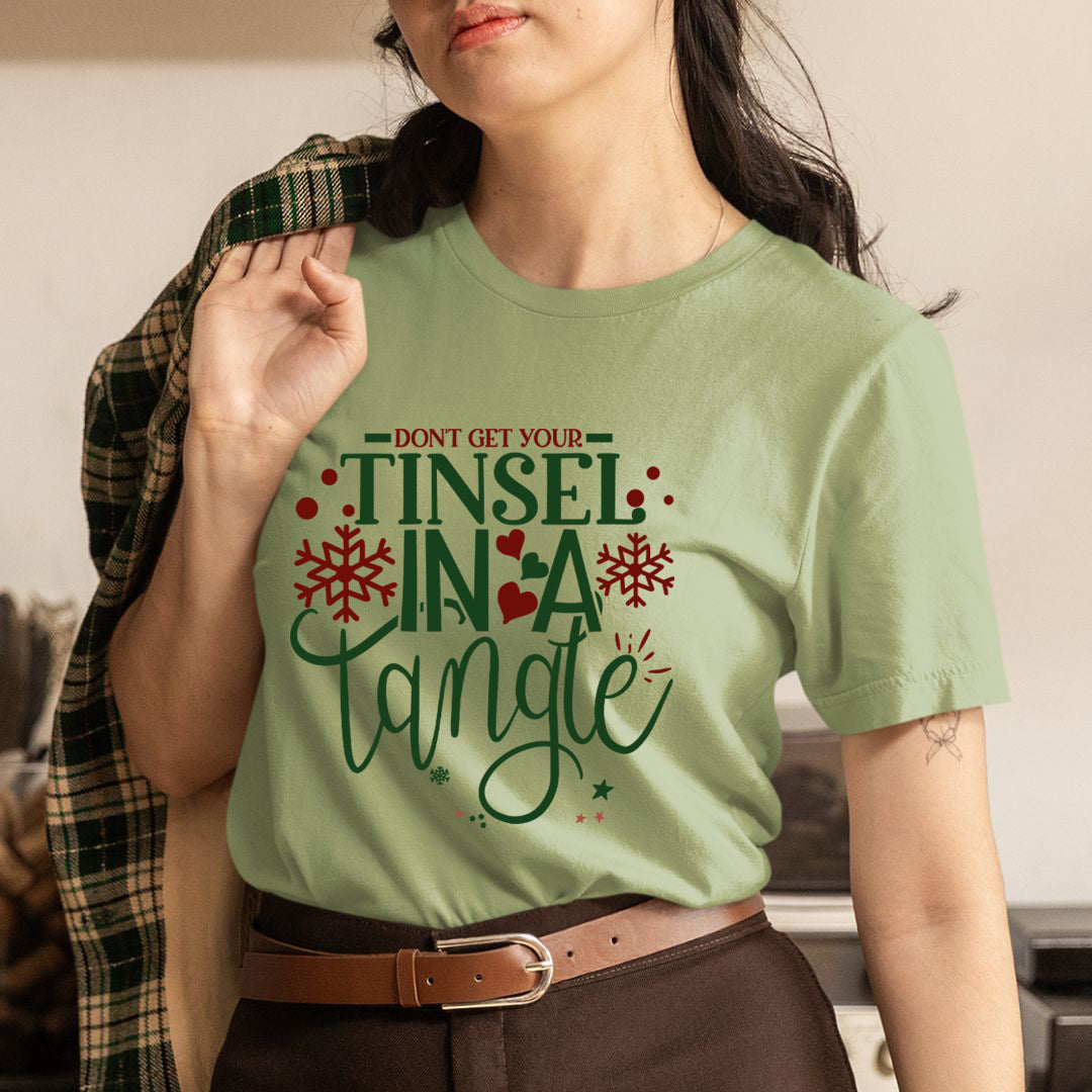 Tinsel In A Tangle - Unisex T-Shirt