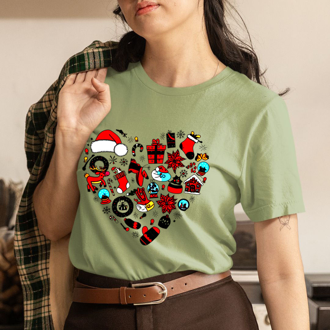 Christmas Heart - Unisex T-Shirt