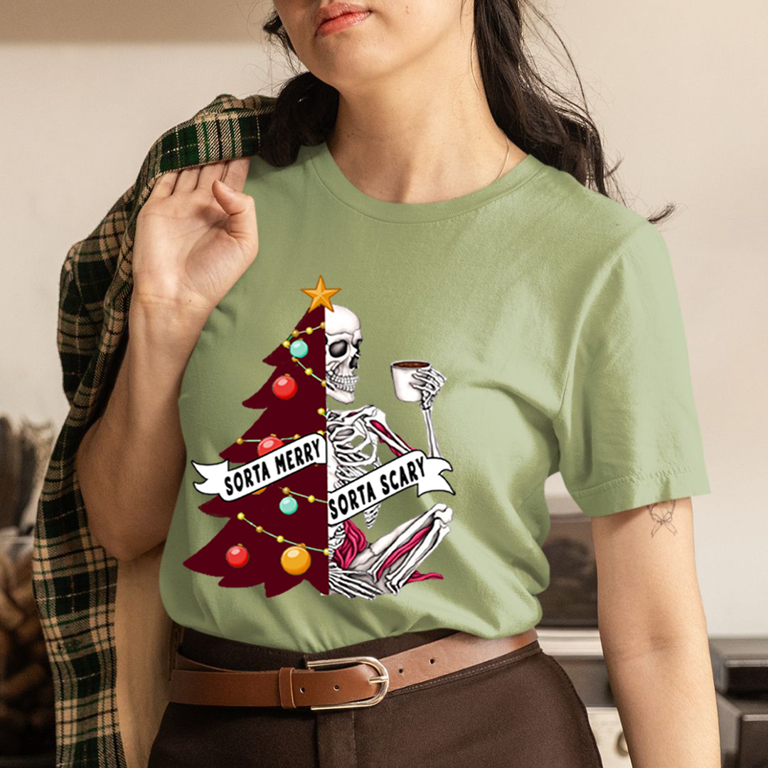 Sorta Merry Sorta Scary - Unisex T-Shirt