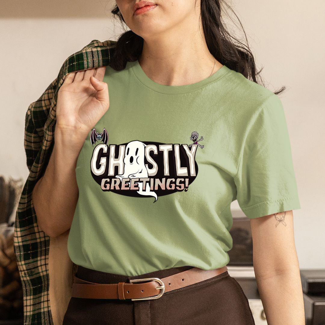 Ghostly Greetings - Unisex T-Shirt