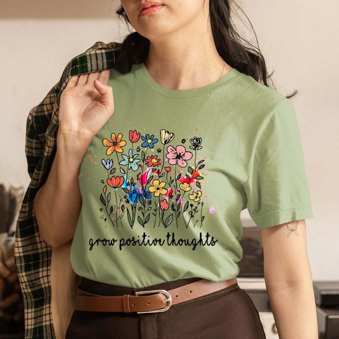 Grow Positive Thoughts - Unisex T-Shirt