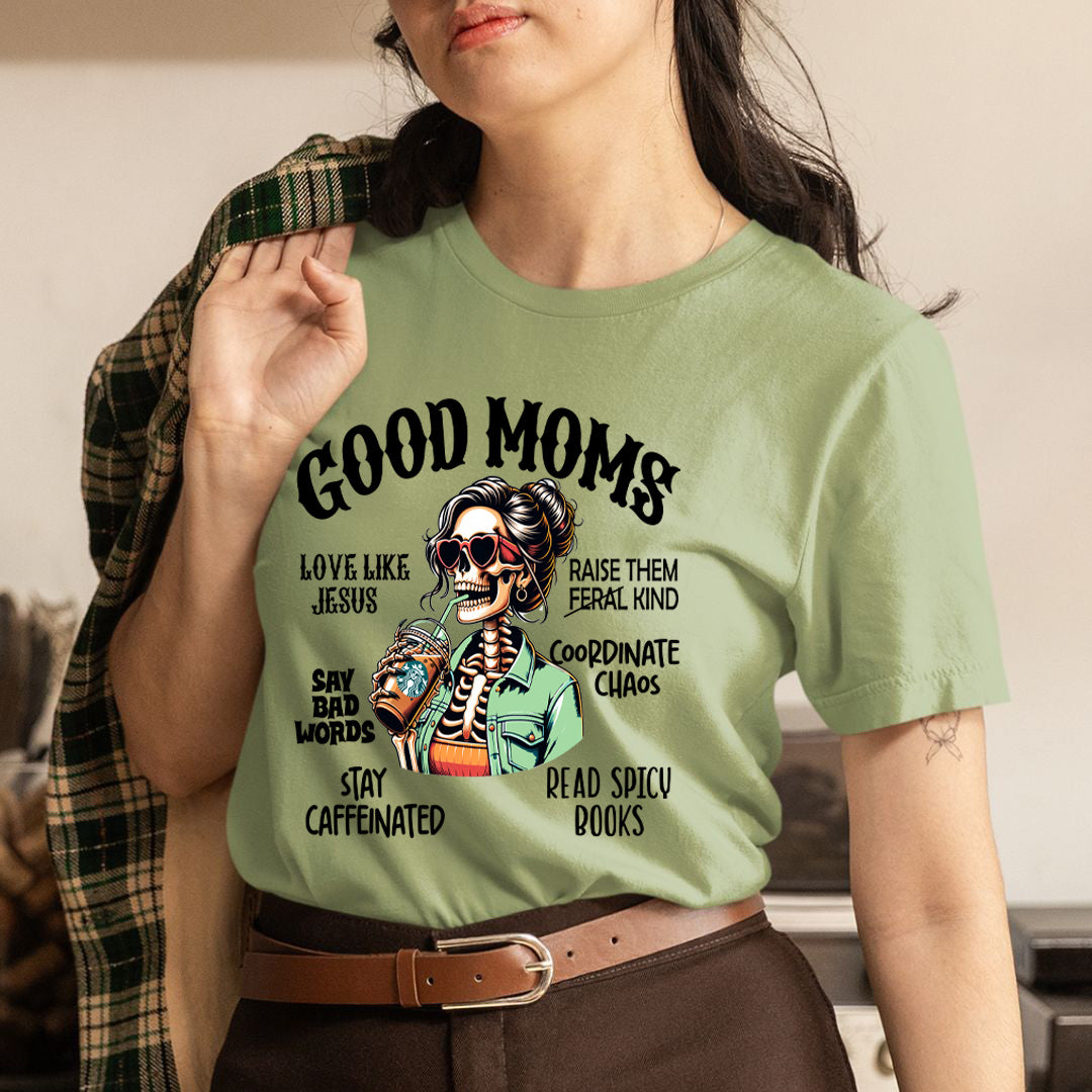 God Moms Stay Caffeinated - Unisex T-Shirt