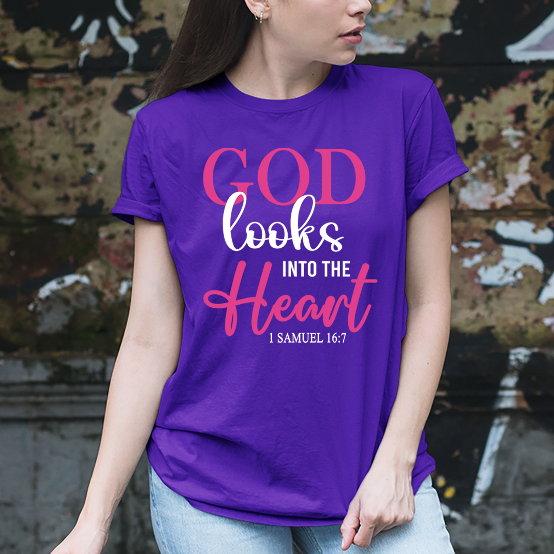 God Looks Into The Heart - Unisex T-Shirt