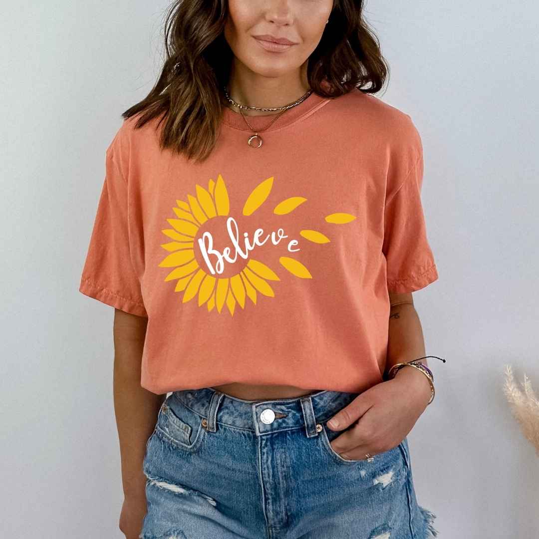 Believe: Sunflower - Bella Canvas