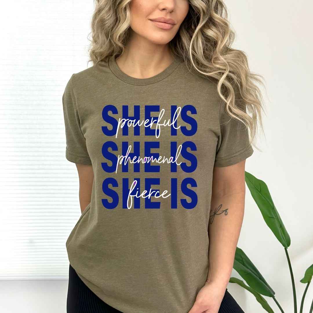 She Is Powerful  - Bella Canvas