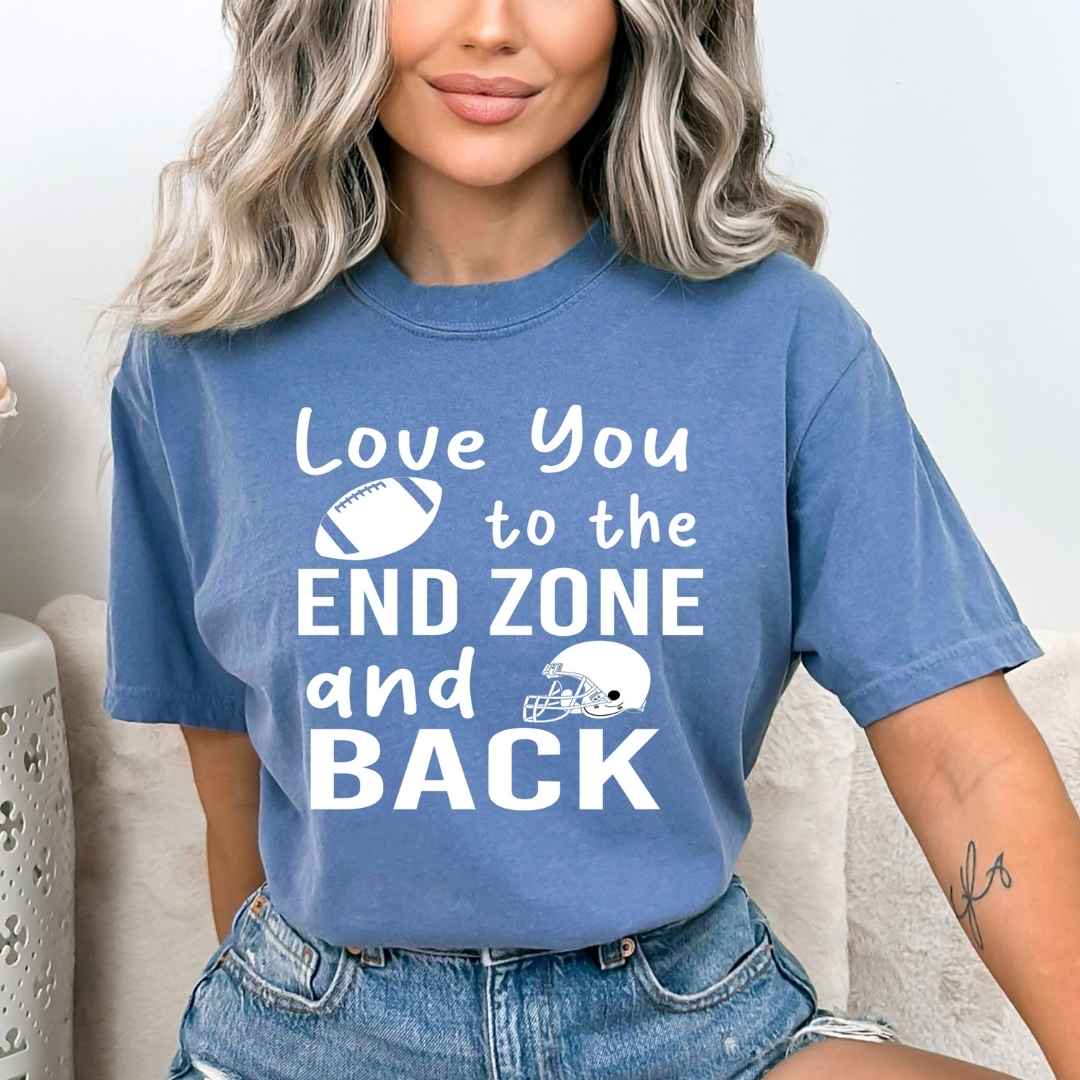 Love You To The End Zone - Bella Canvas