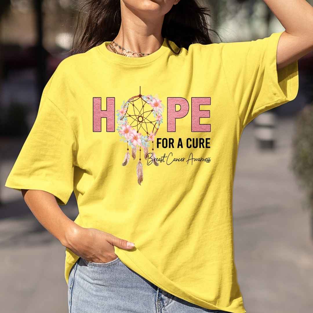 For A Cure (Breast Cancer Awareness) - Bella Canvas
