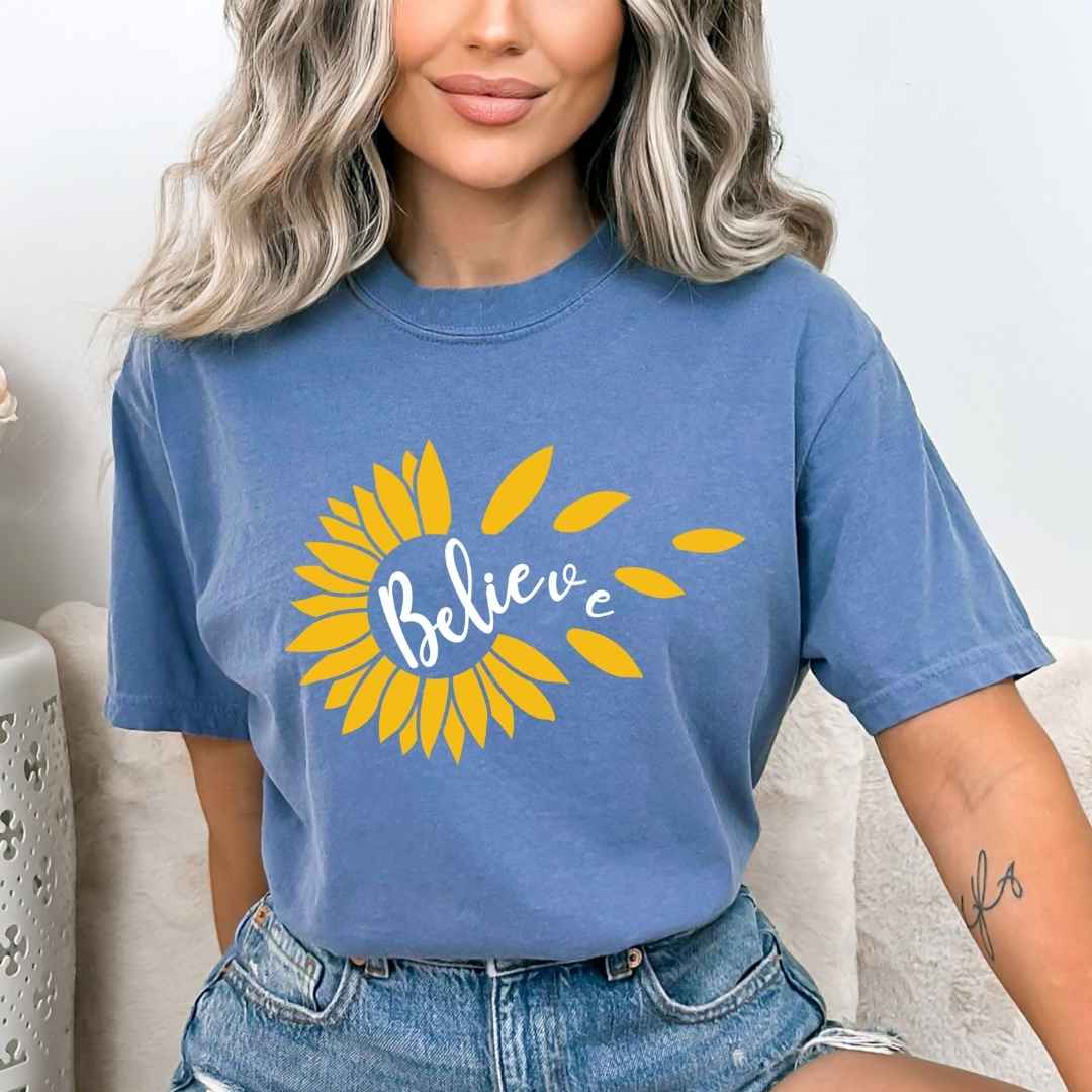 Believe: Sunflower - Bella Canvas