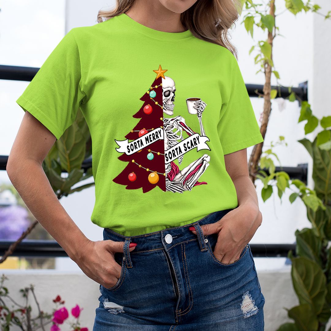Sorta Merry Sorta Scary - Unisex T-Shirt