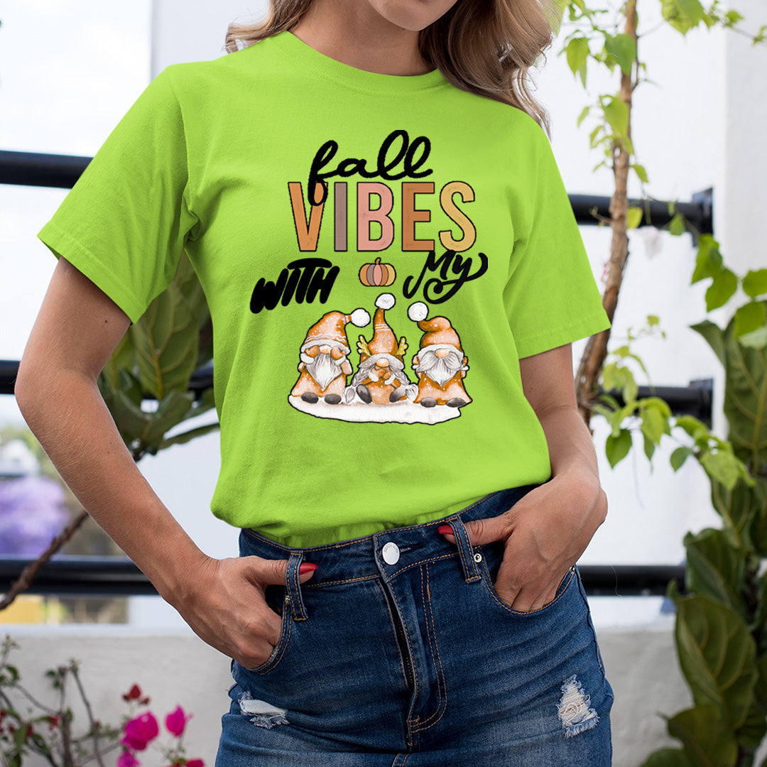 Vibes With My Gnomies - Unisex T-Shirt