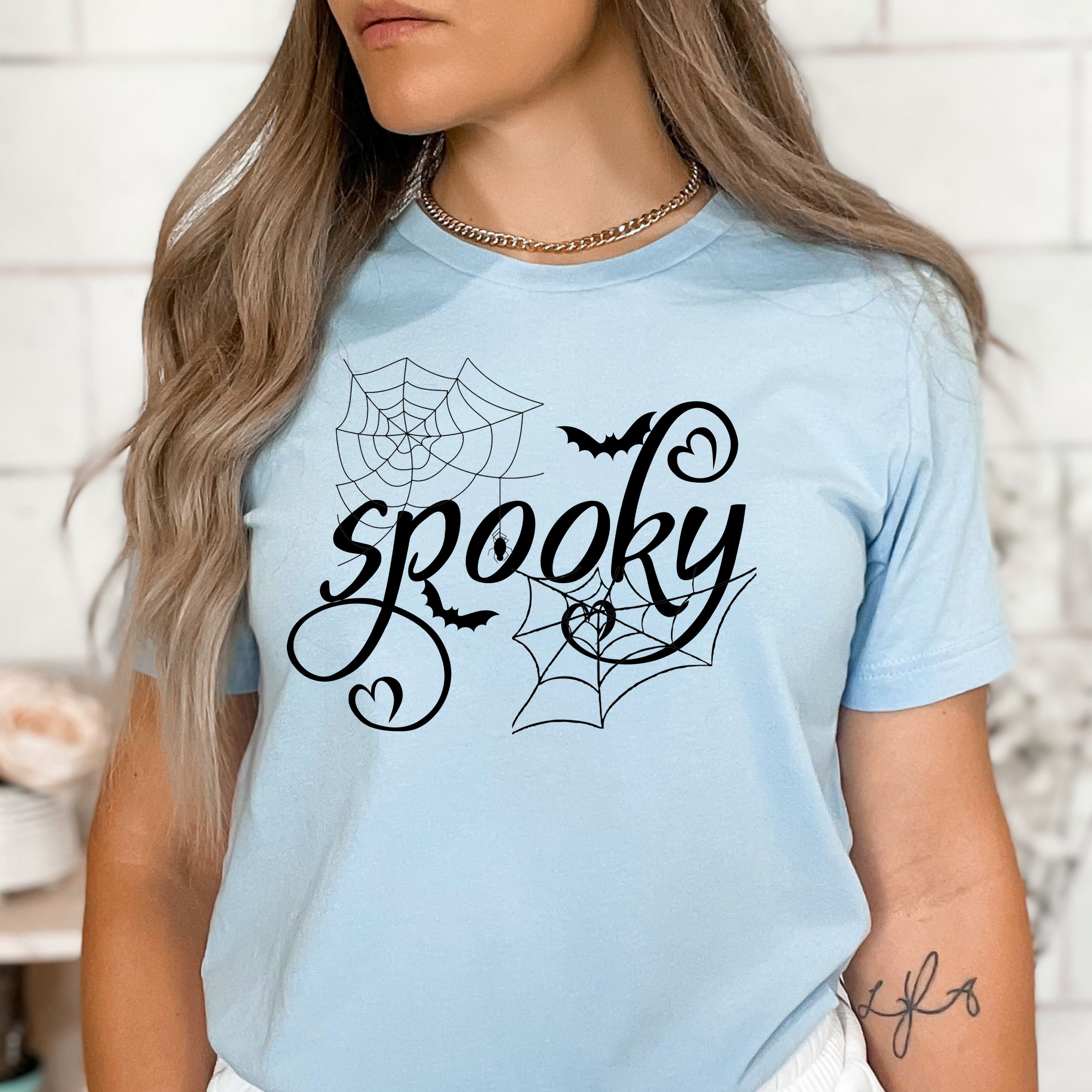 "Spooky - Spiderweb" - Bella Canvas T-Shirt