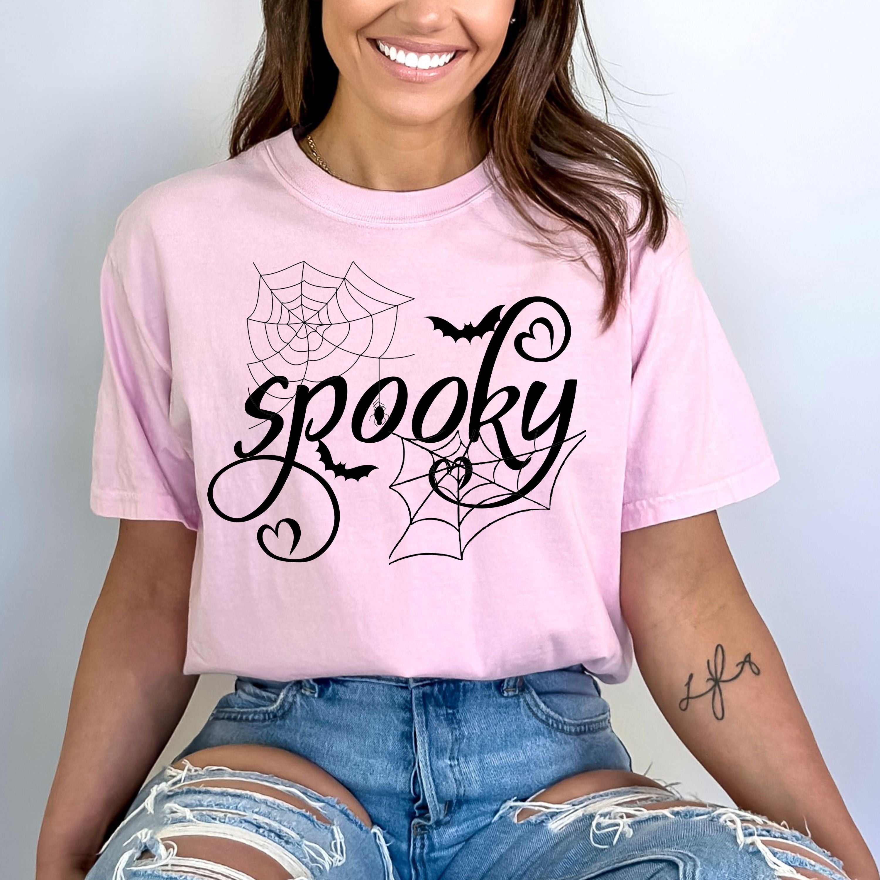 "Spooky - Spiderweb" - Bella Canvas T-Shirt