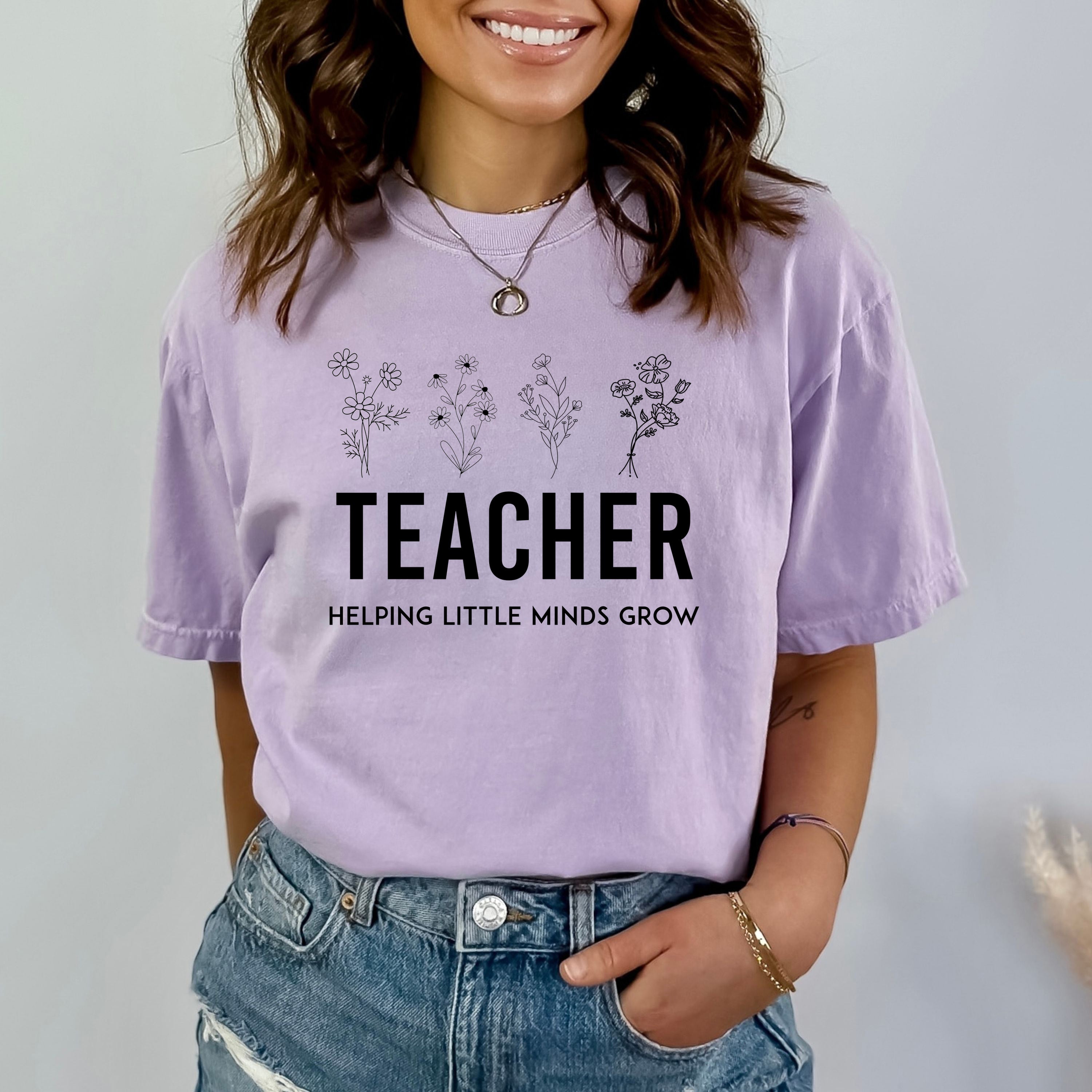 Teacher Helping Little Minds Grow - Bella Canvas
