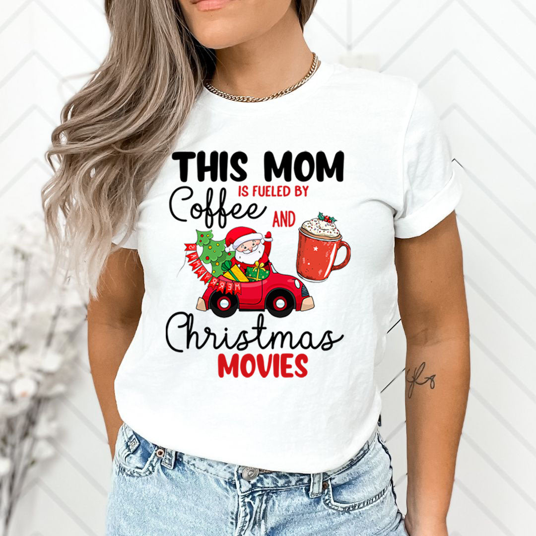 This Mom Is Fuled By Coffee And Christmas - Unisex T-Shirt
