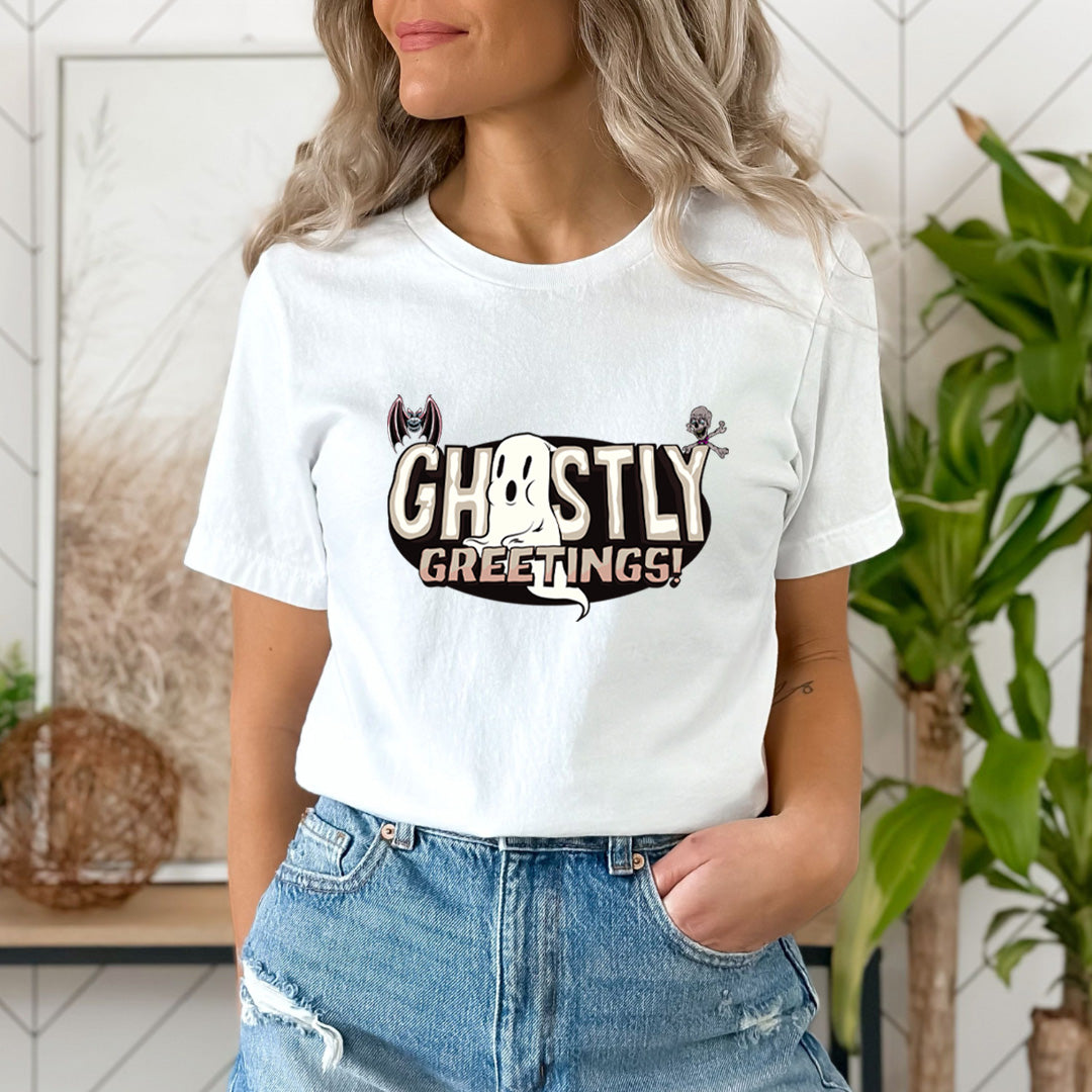 Ghostly Greetings - Unisex T-Shirt