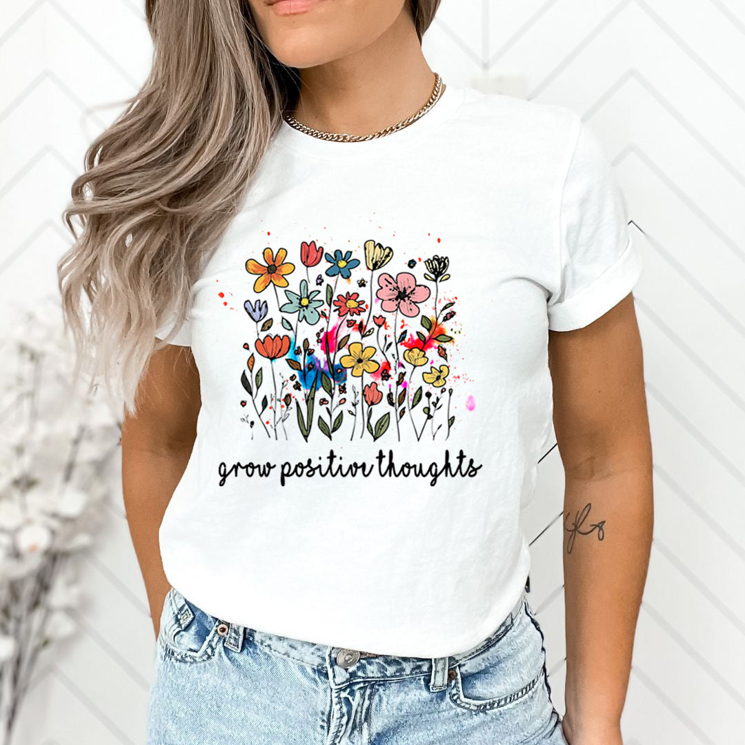 Grow Positive Thoughts - Unisex T-Shirt