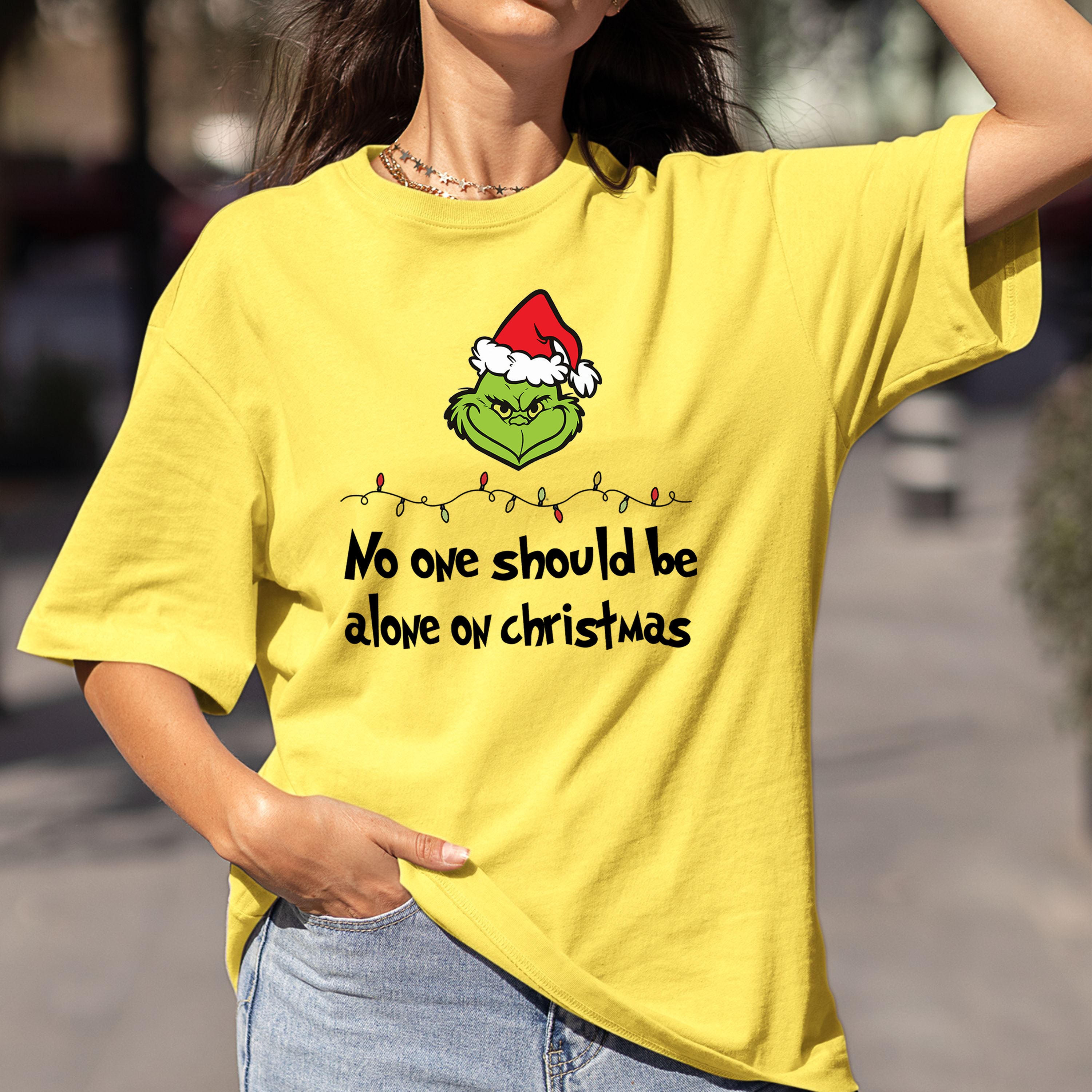 No One Should Be Alone On Christmas - Bella canvas