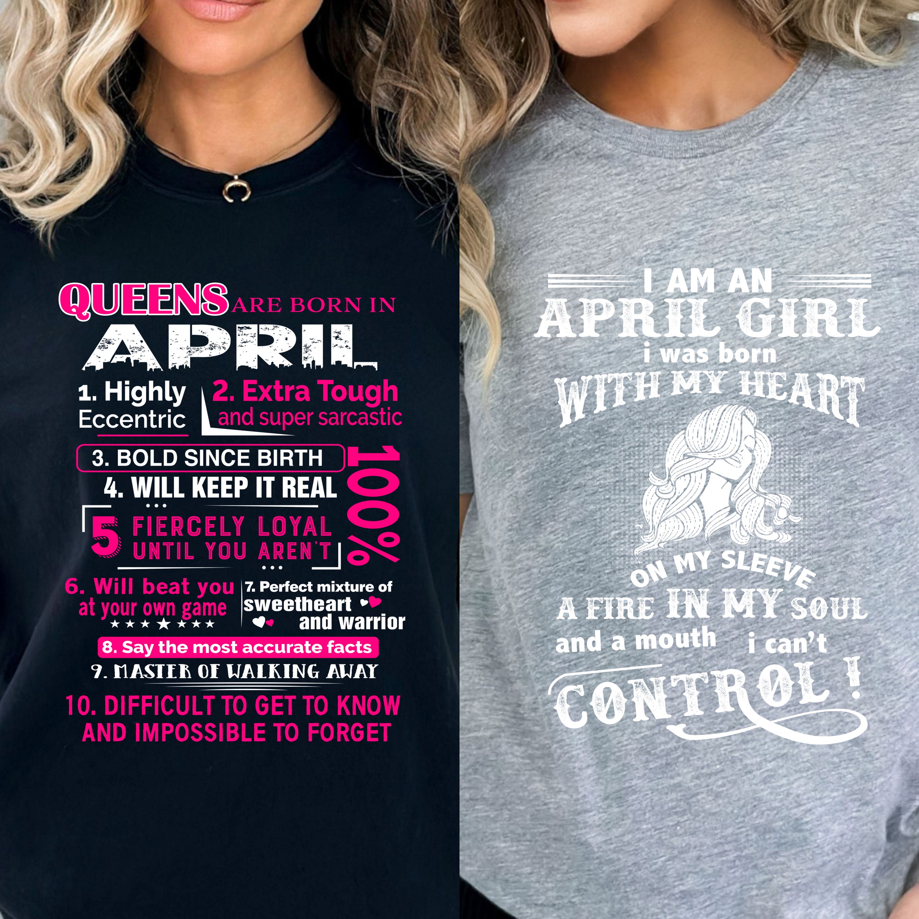 "April Queens + Control-Pack of 2".