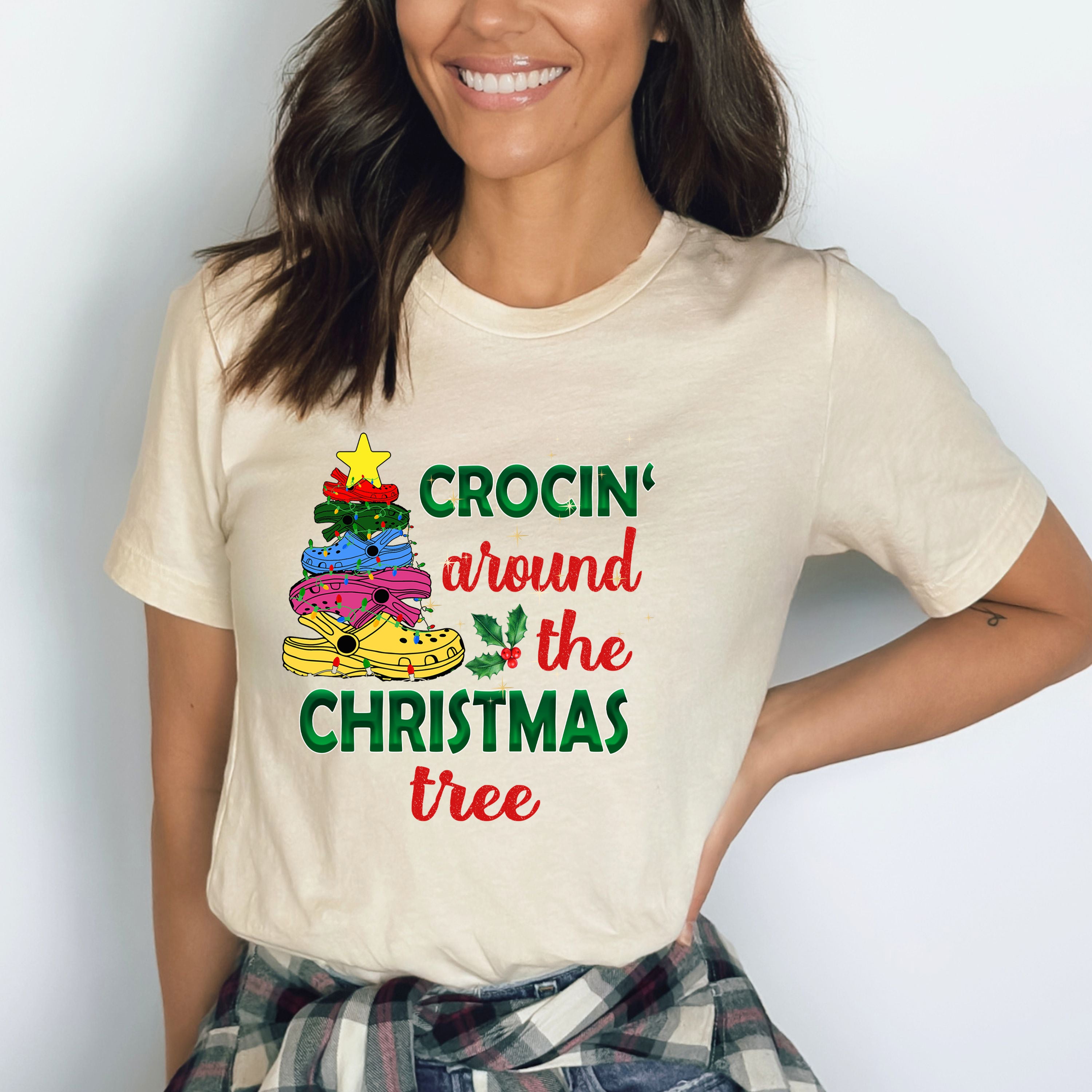 Crocin Around The Christmas Tree- Bella Canvas