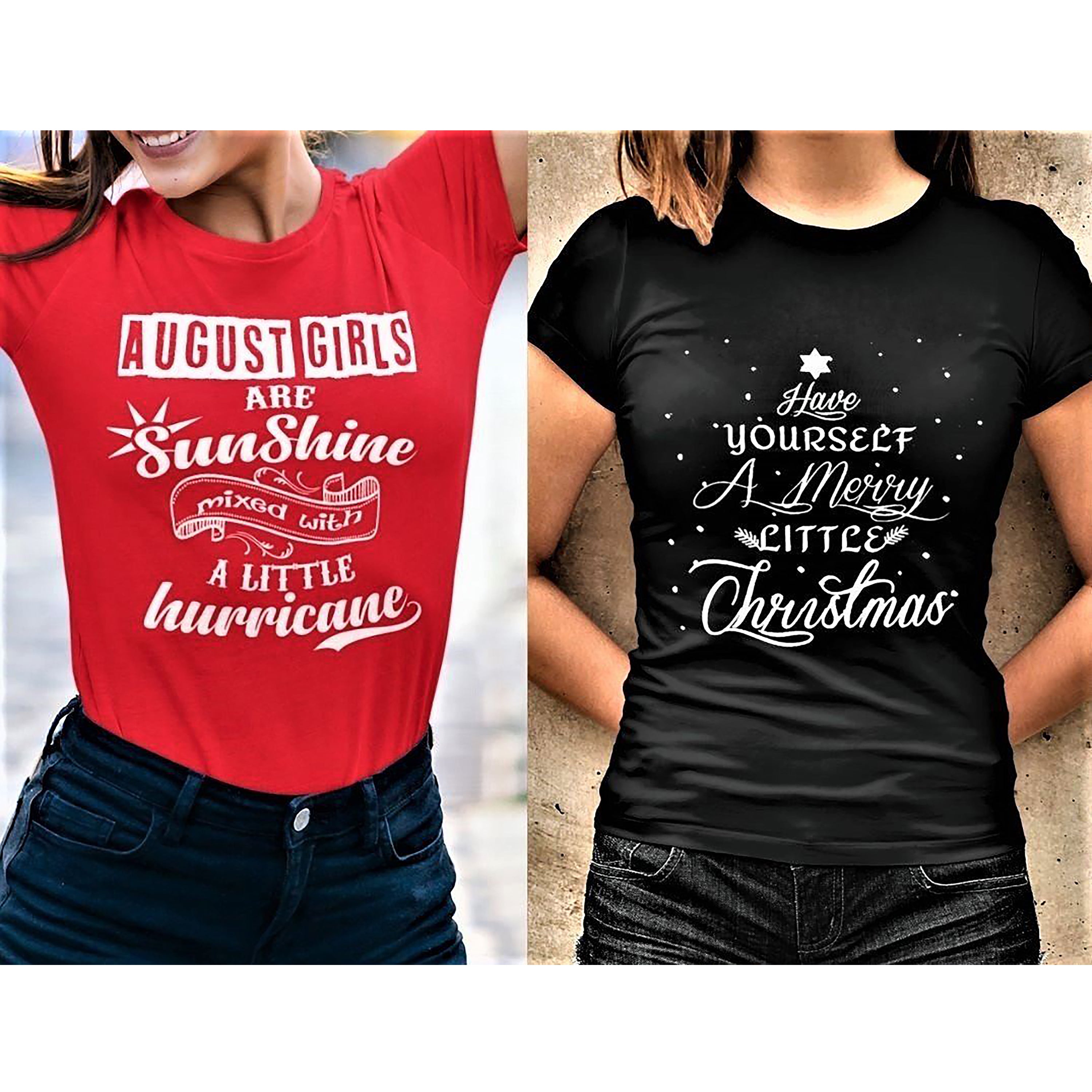 "2 Awesome Designs Combo- August Sunshine + Merry Little Christmas".