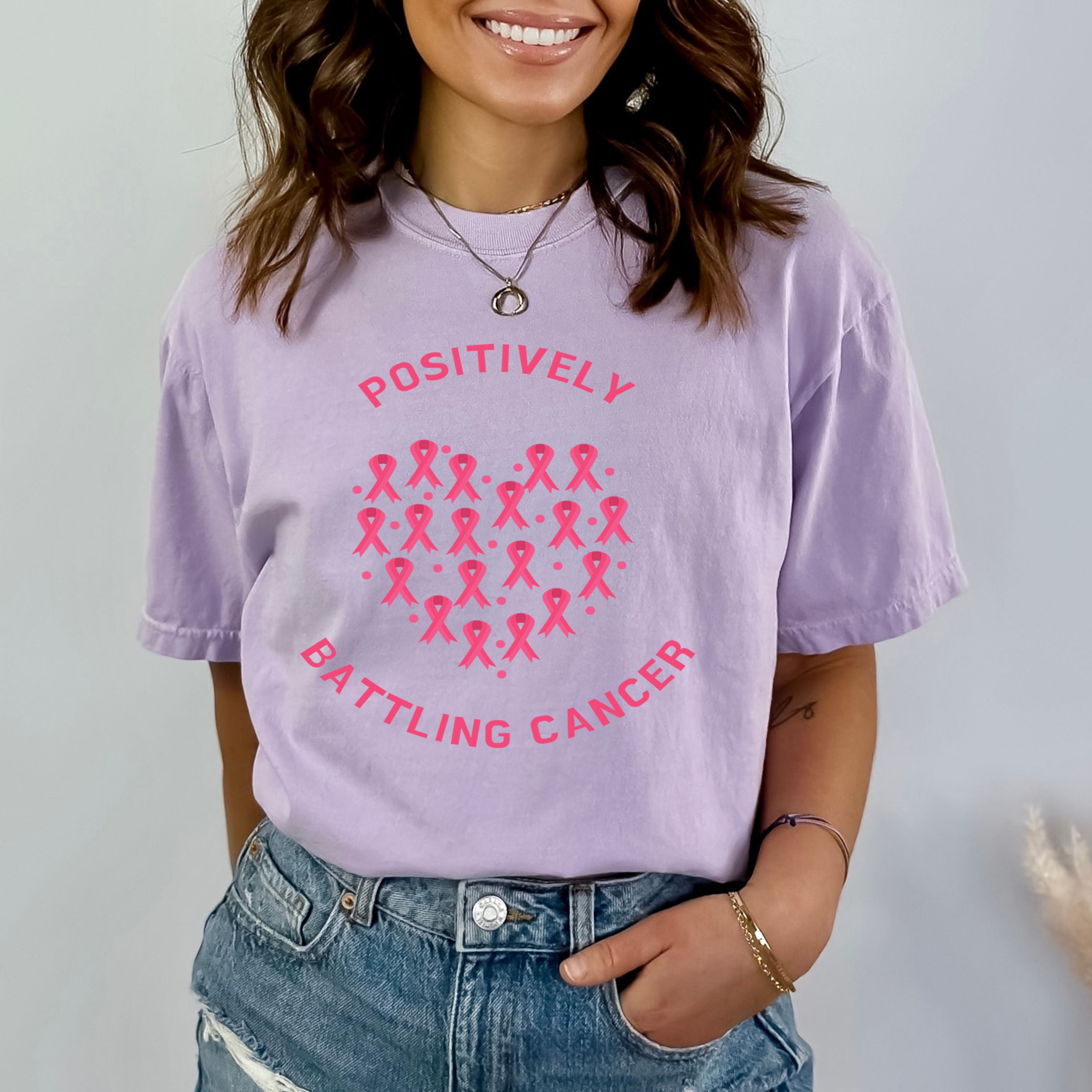 Positively Battling Cancer- Bella Canvas