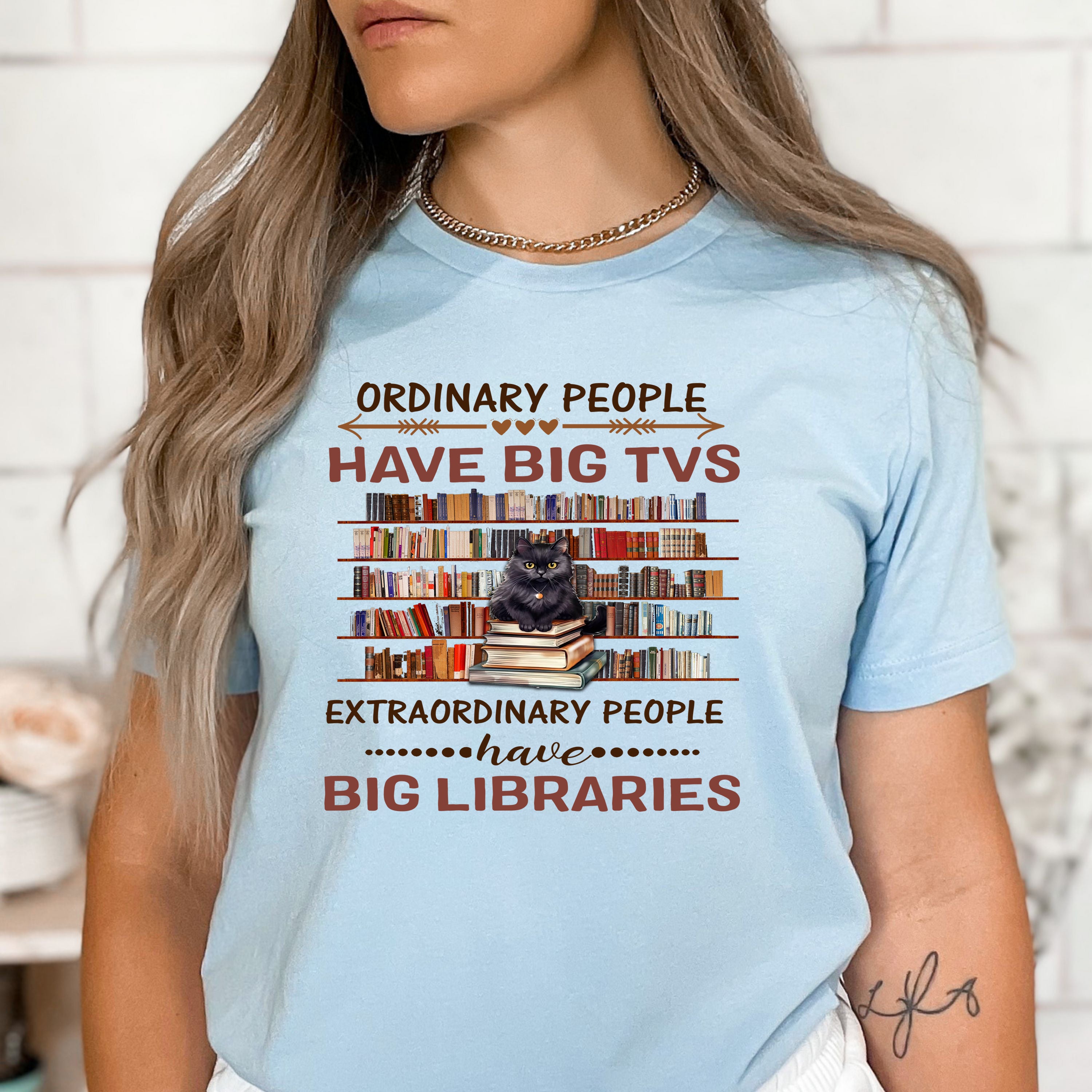 "Ordinary People Have Big TVs" - Bella Canvas T-Shirt