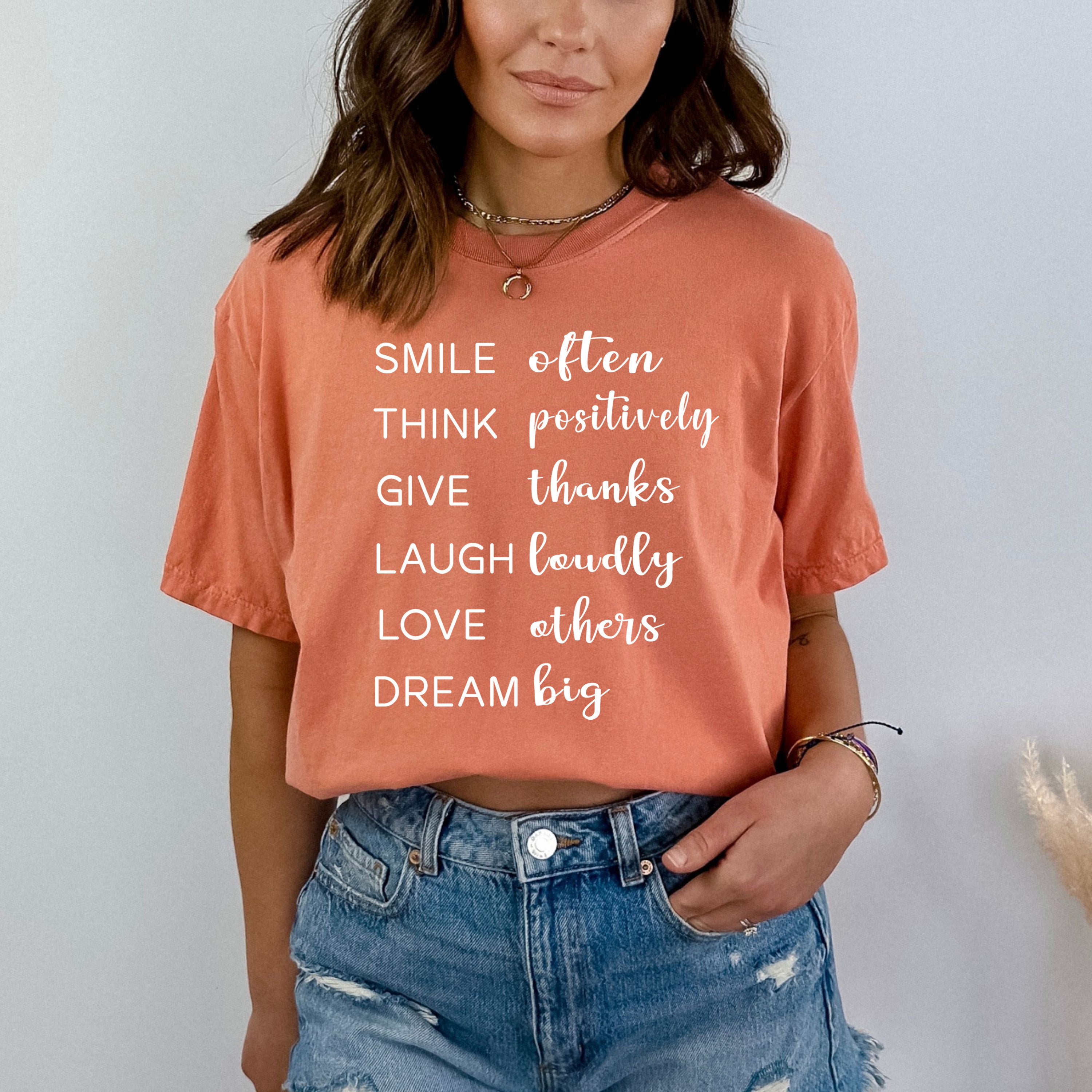 Give Thanks Laugh Loudly - Bella canvas