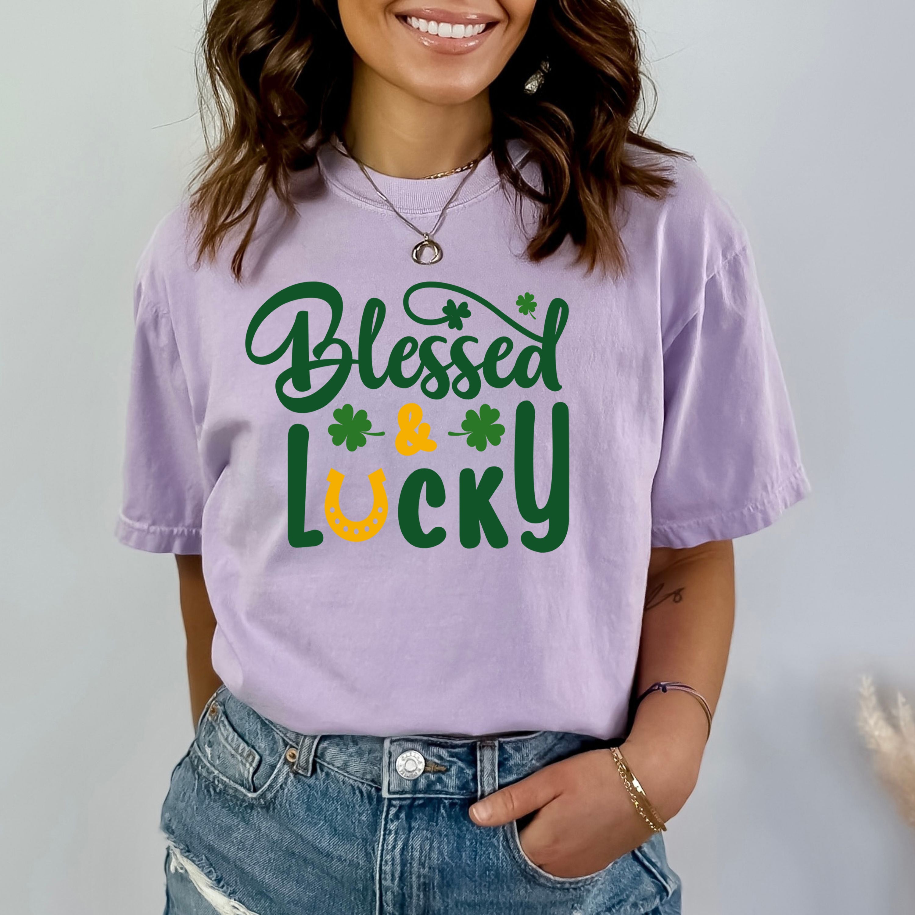 Blessed & Lucky - Bella canvas
