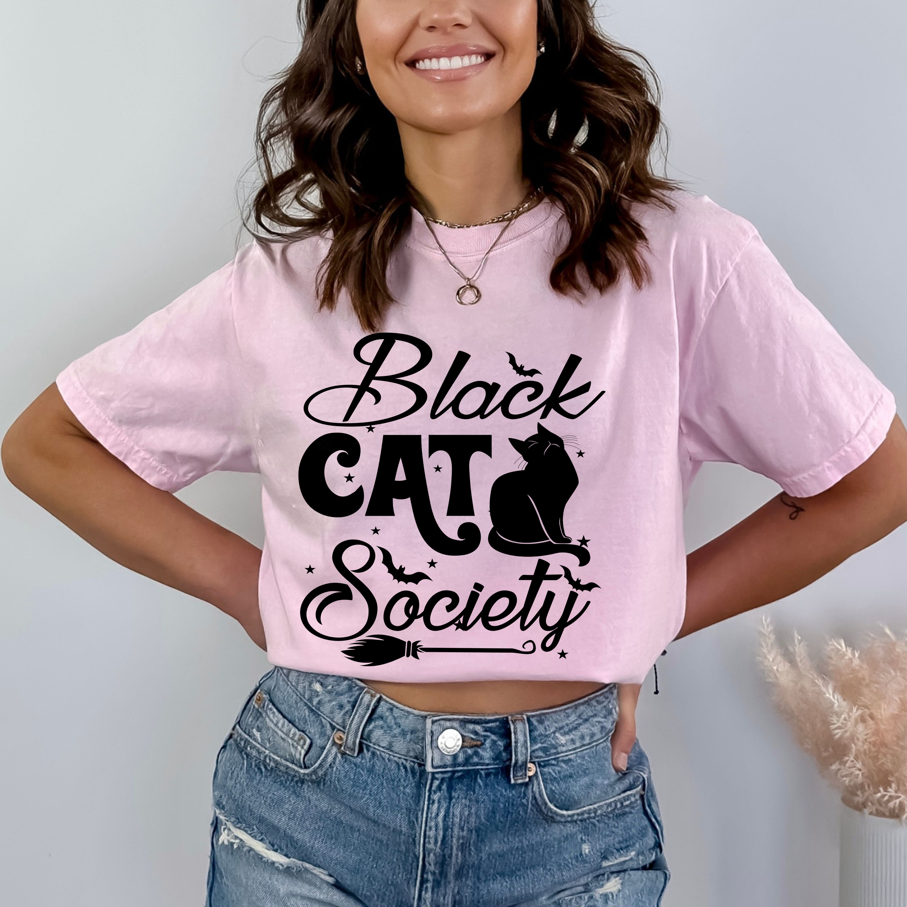 Black cat society  - Bella Canvas